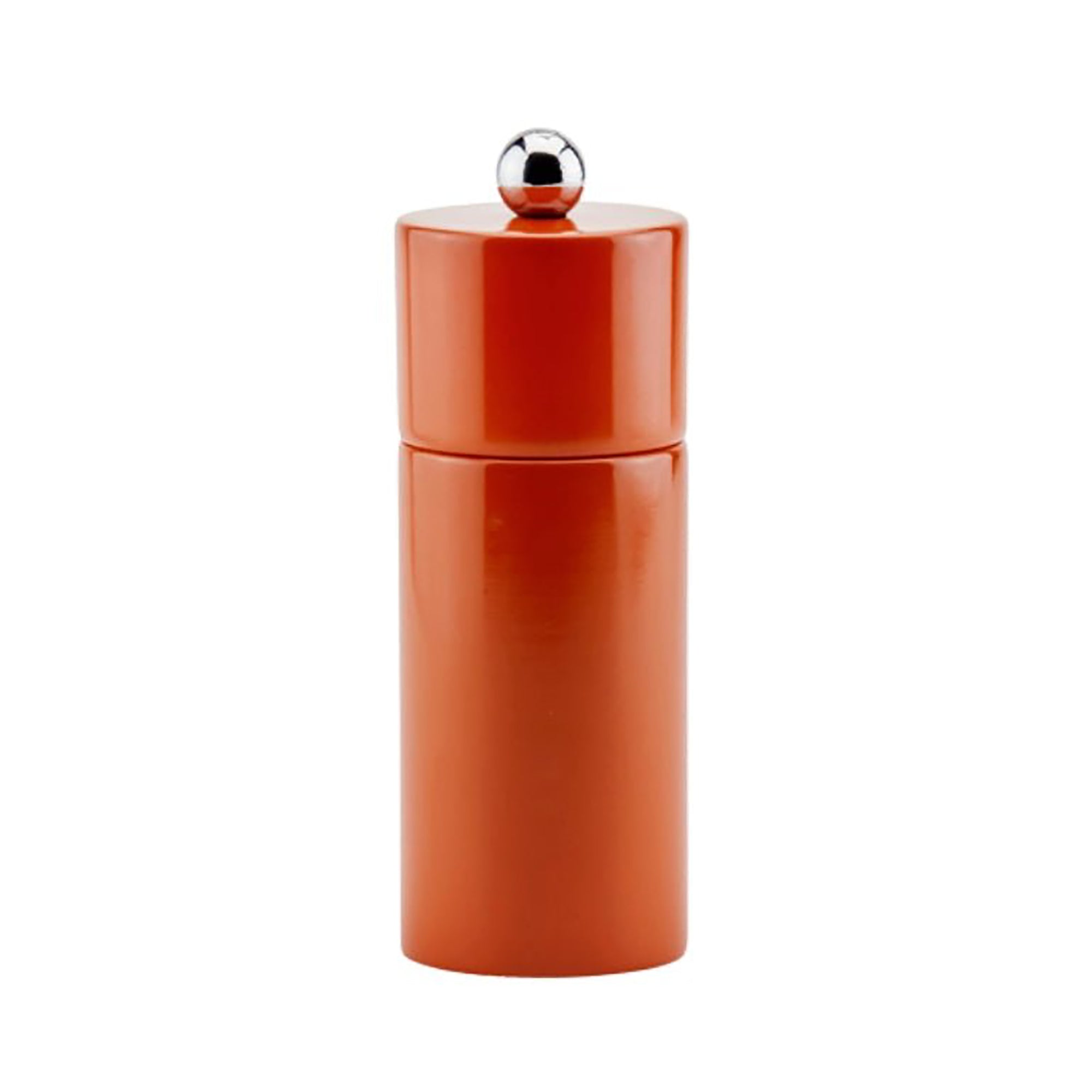 Orange Mini Column Salt or Pepper Mill