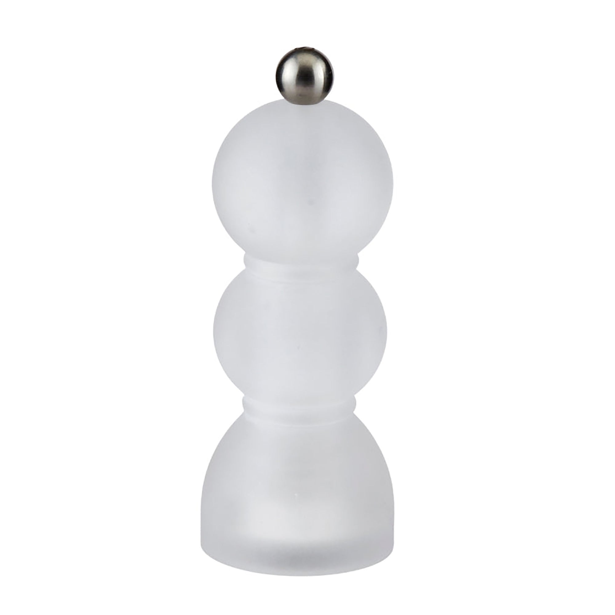 Clear Frosty Mini Bob Salt or Pepper Mill