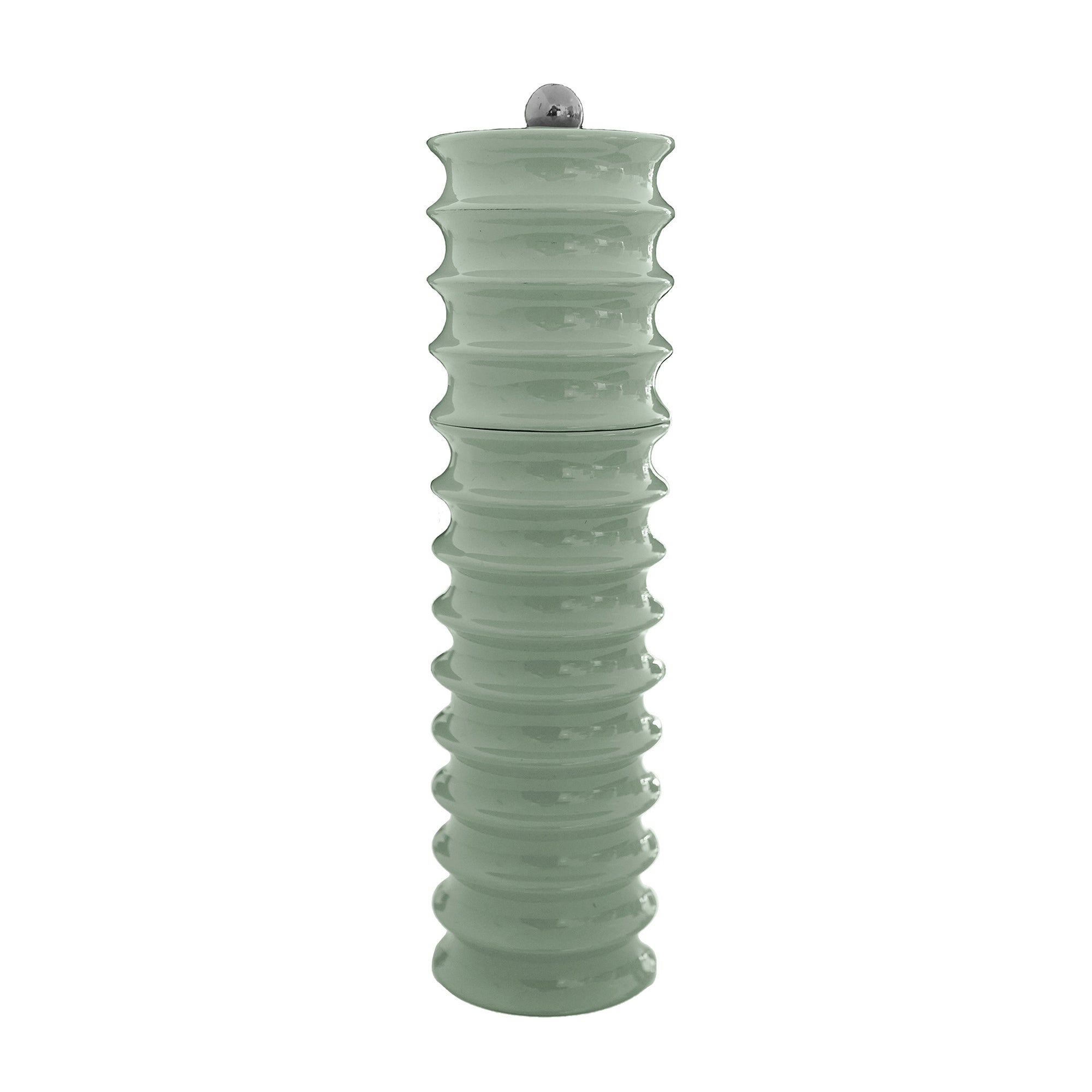 Sage Green Twister Salt and Pepper Mill
