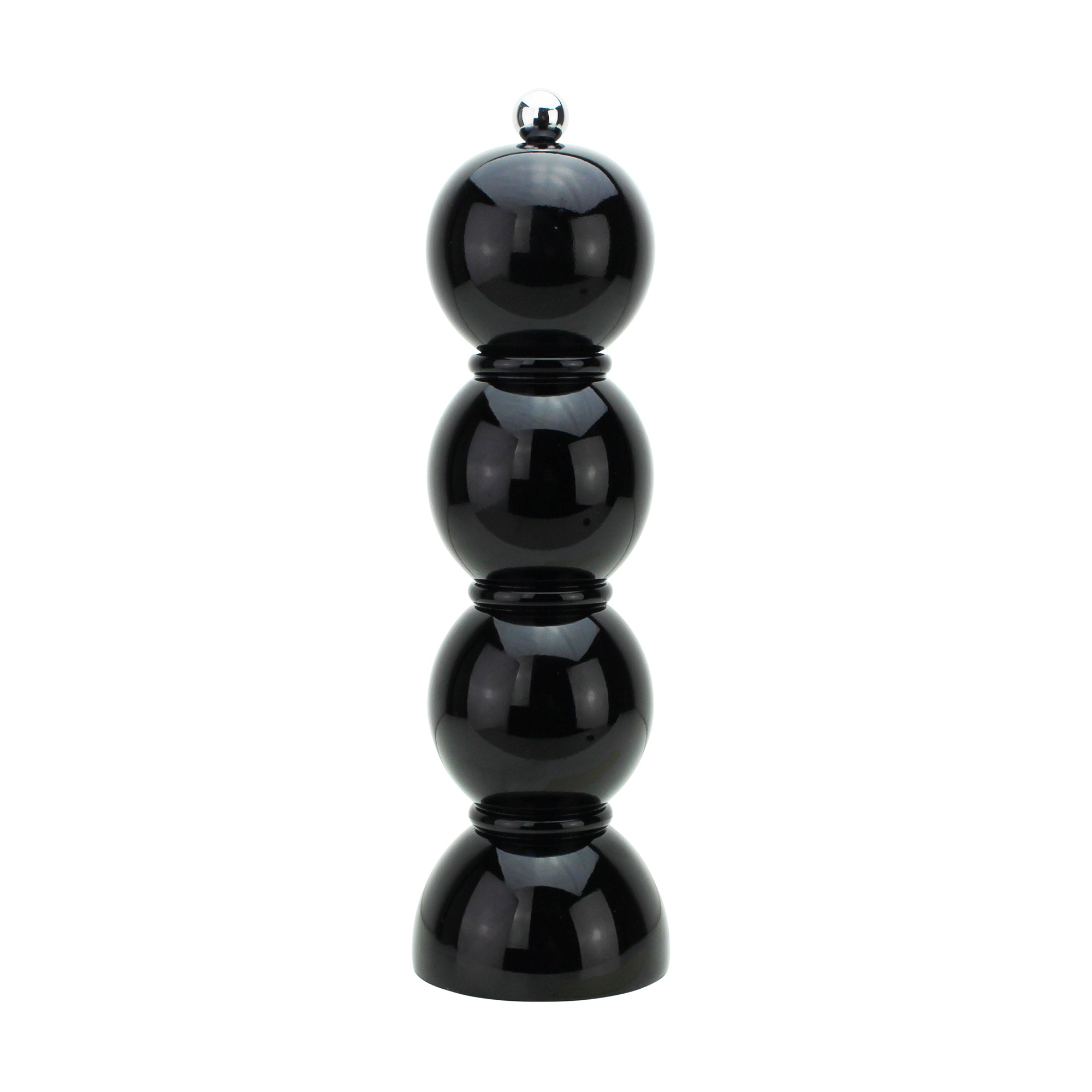 Black Bobbin Salt or Pepper Mill