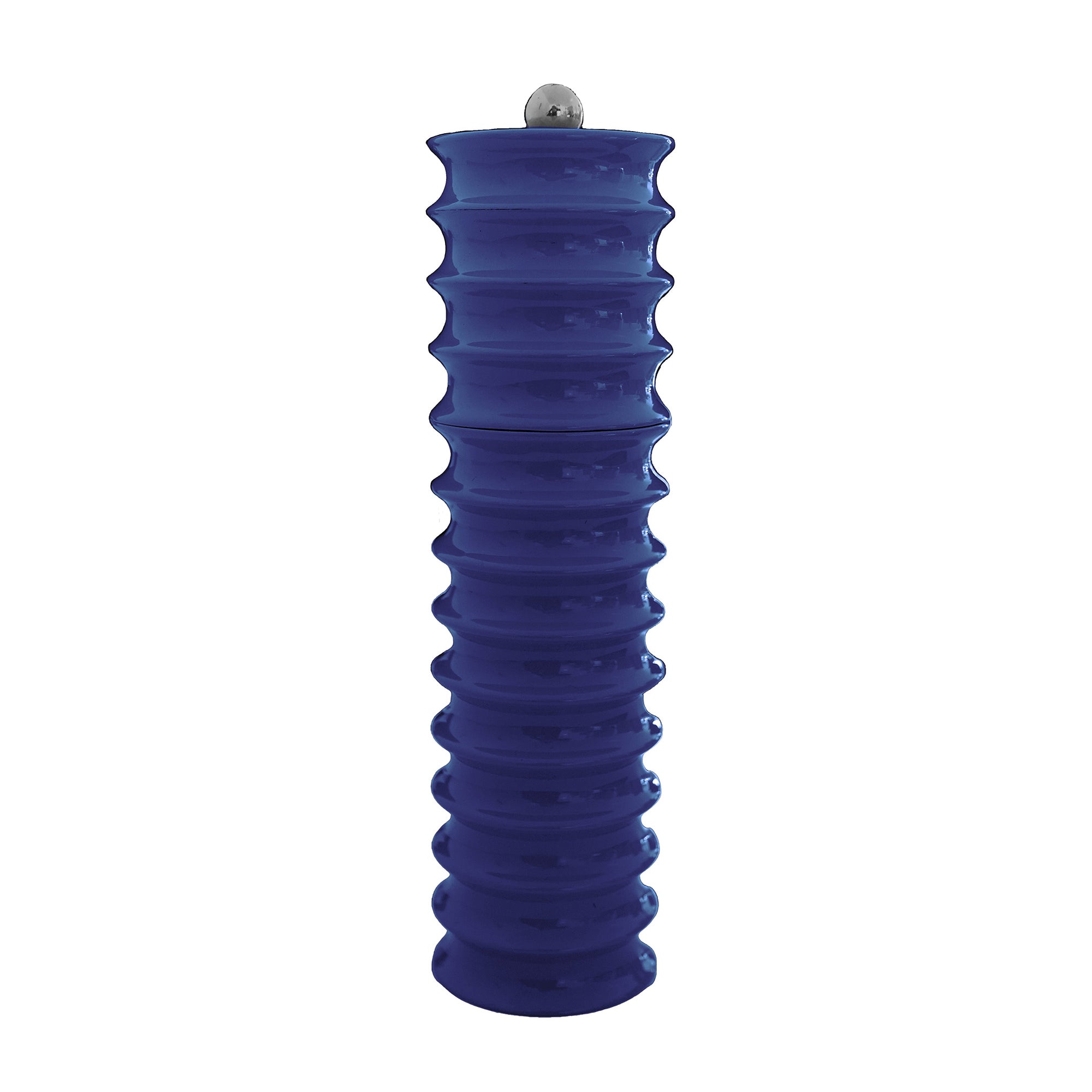 Navy Twister Salt and Pepper Mill