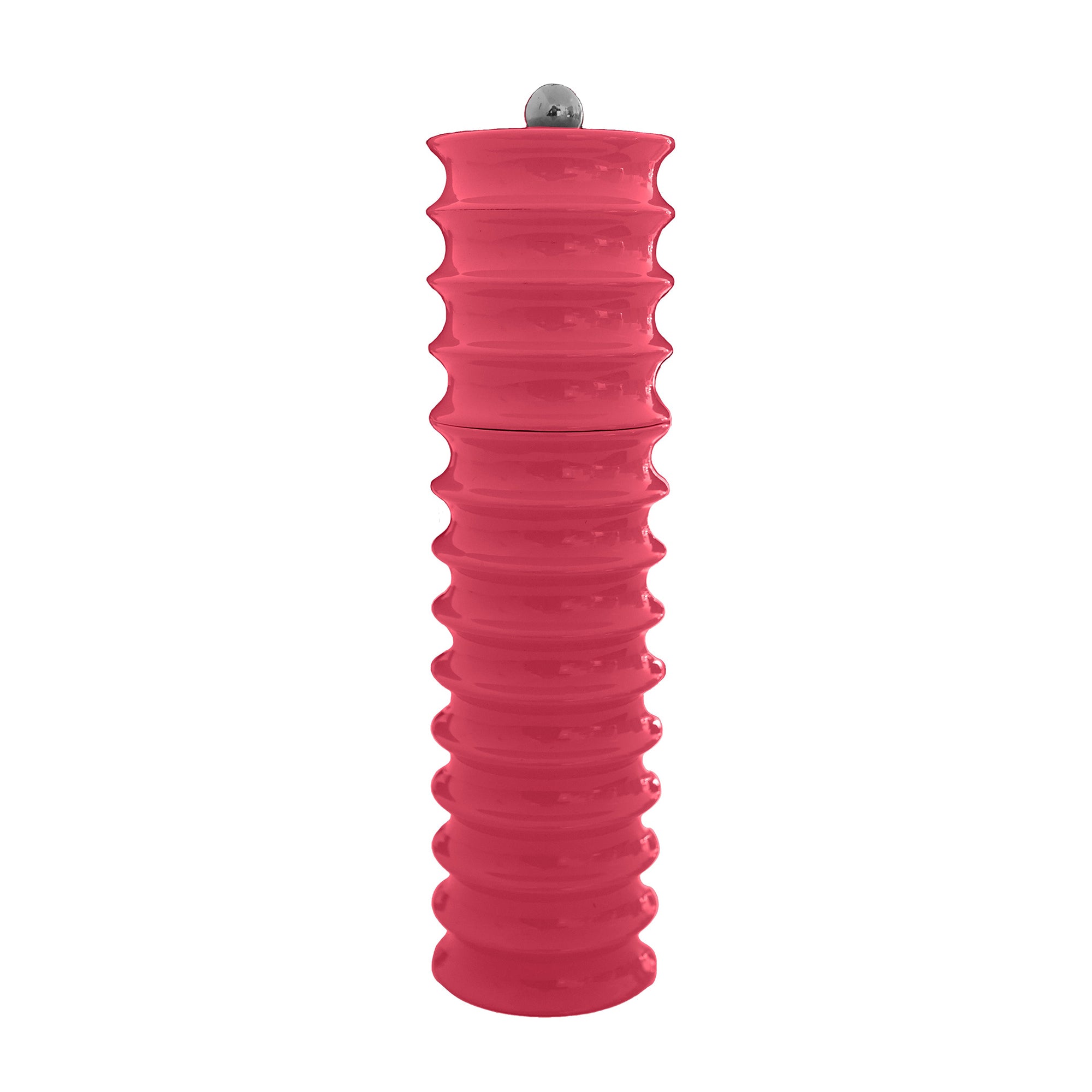 Watermelon Pink Twister Salt and Pepper Mill