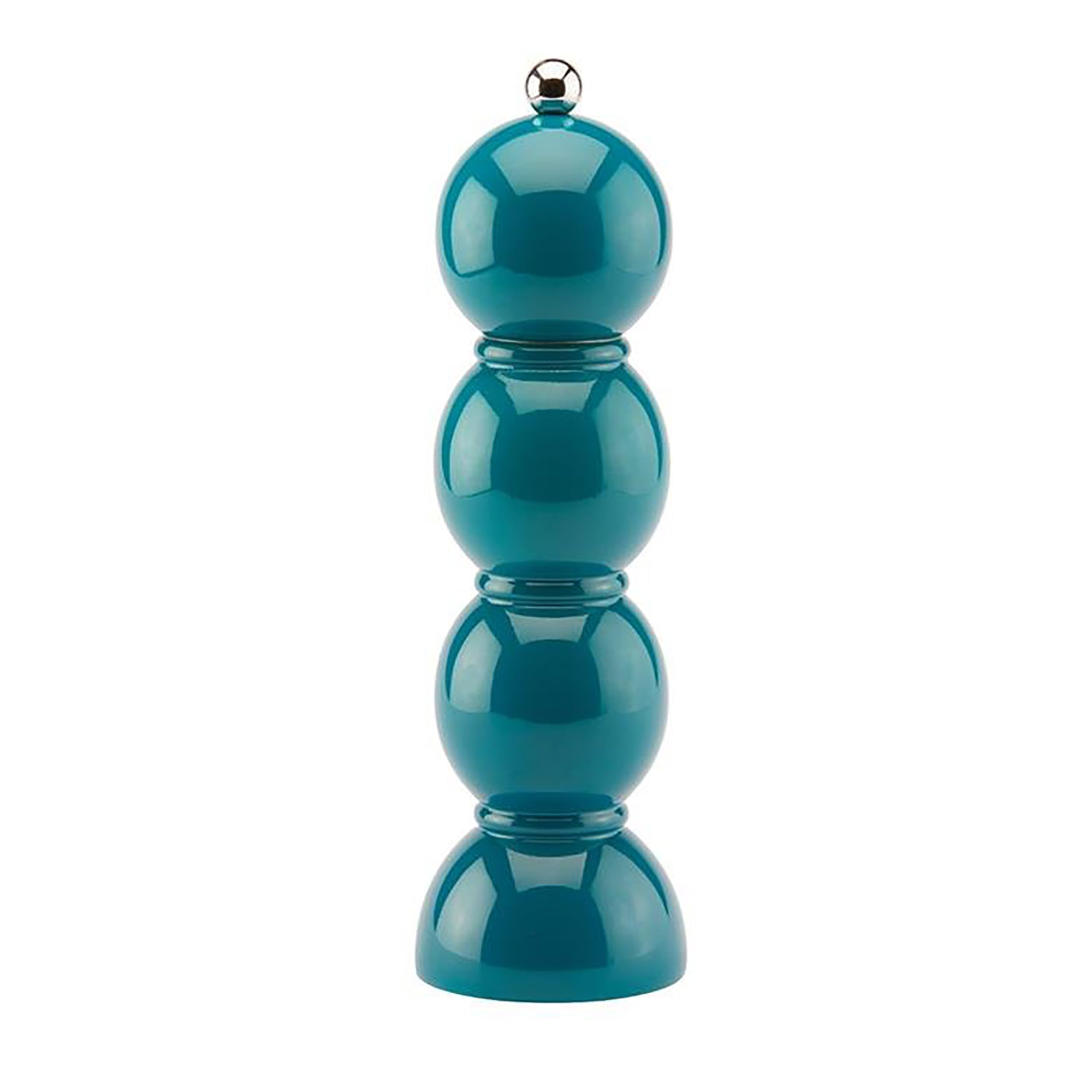 Teal Bobbin Lacquer Salt or Pepper Mill