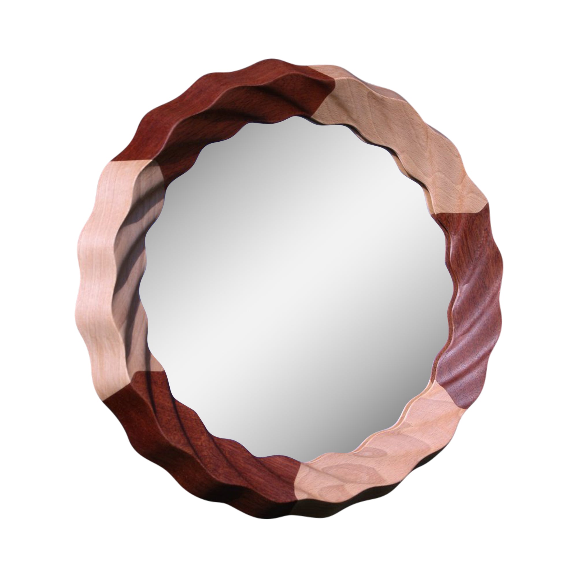 Kruller Extra Mirror - Beech & Sapele