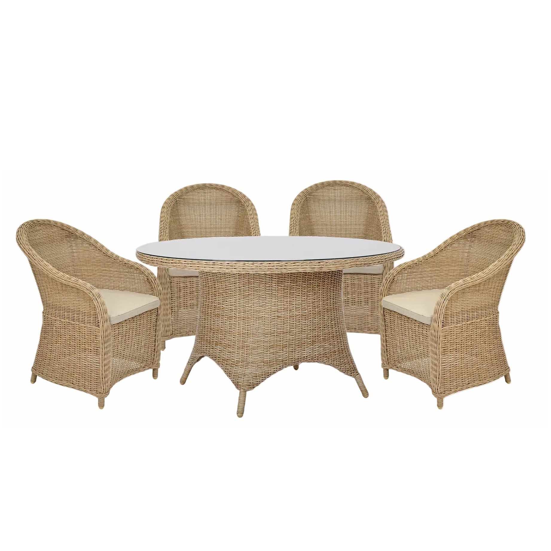 Brayford Round Dining Set | Small | Natural