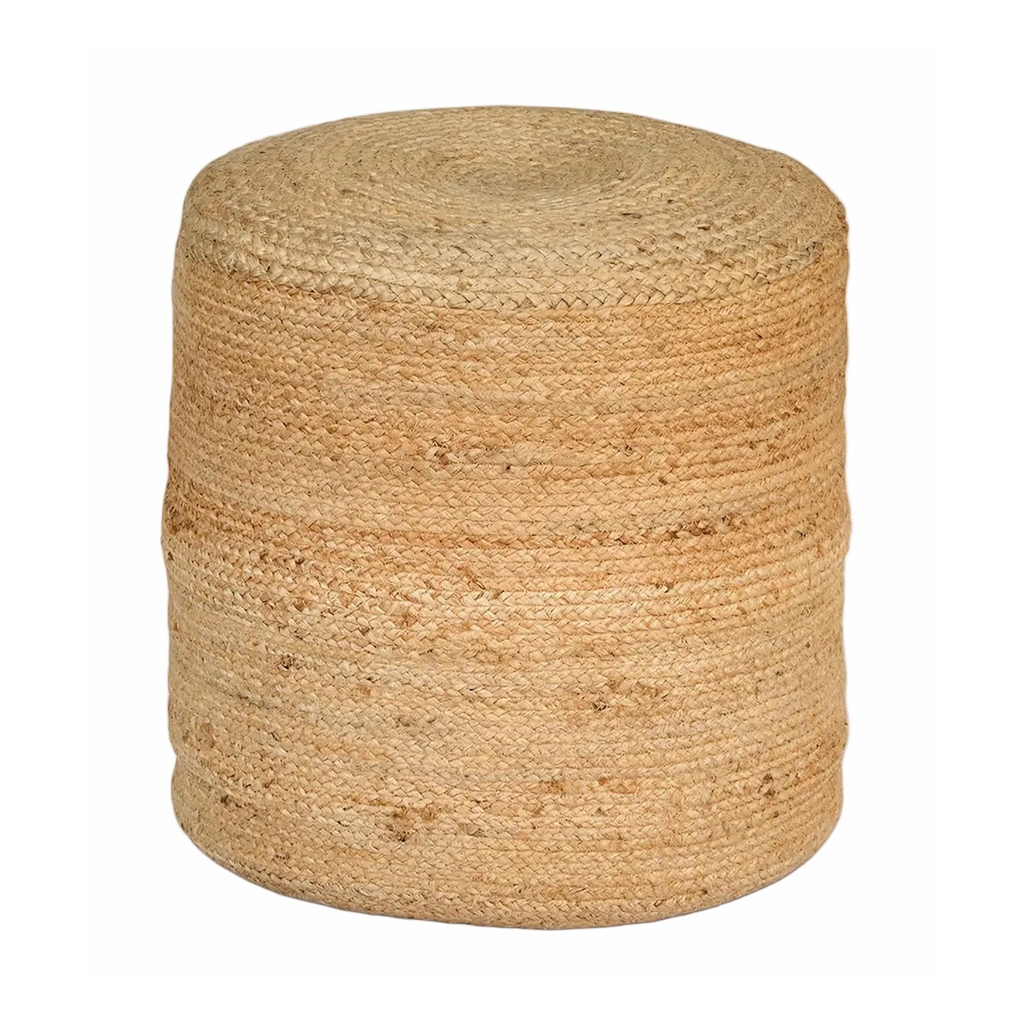 Cerney Jute Round Stool Natural