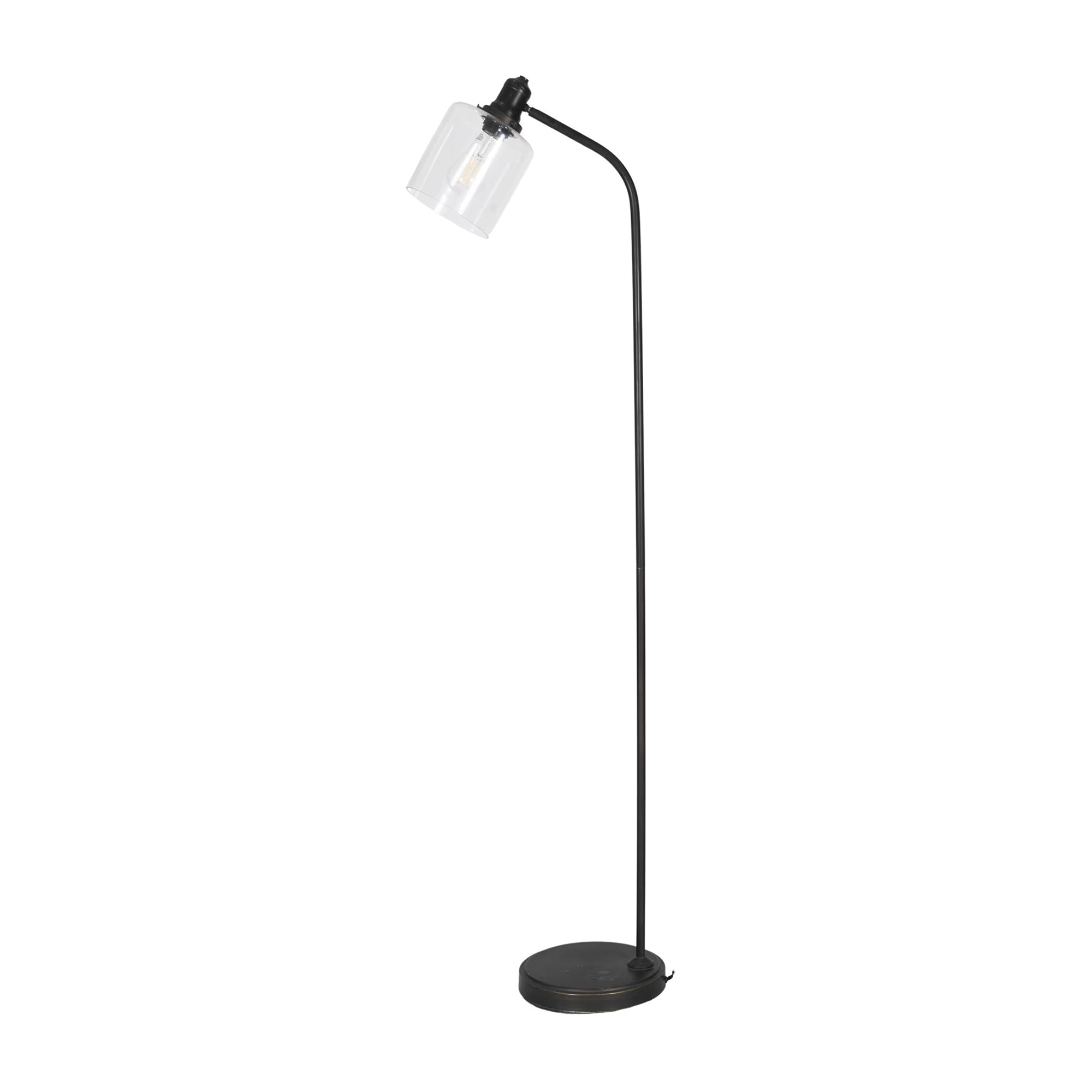 Hoxton Cylinder Floor Lamp Black