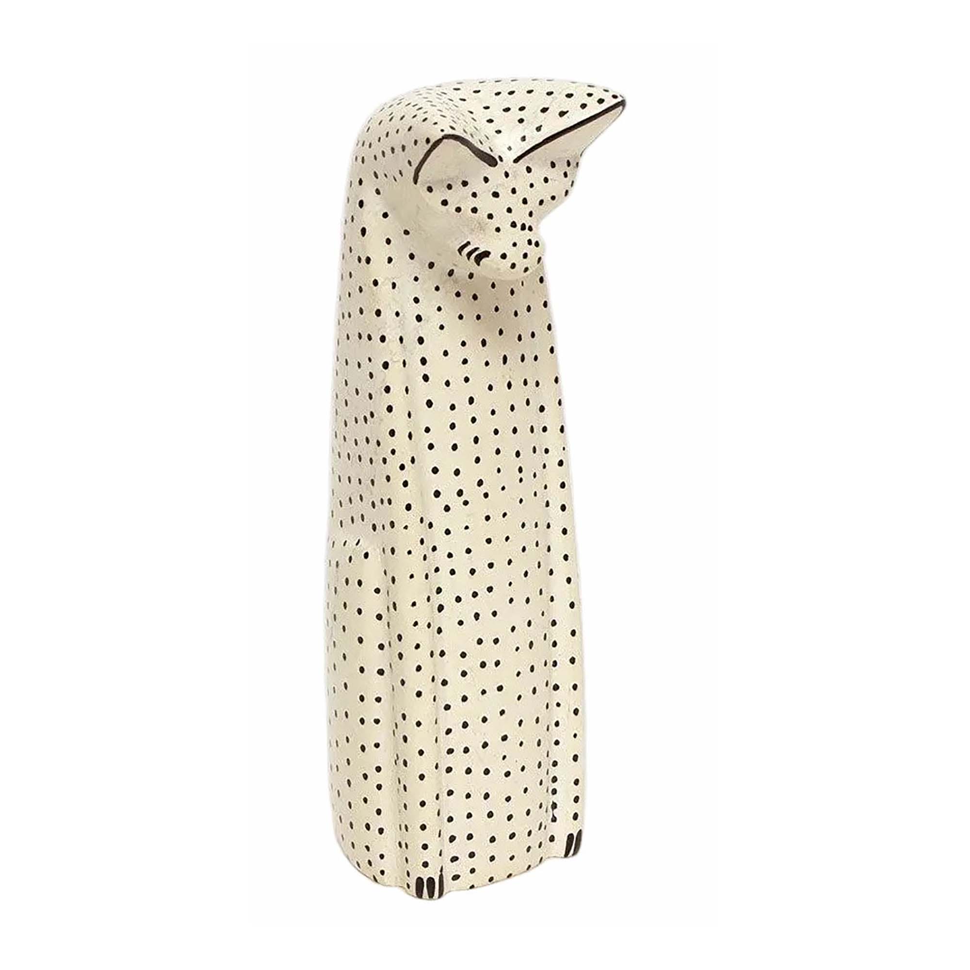 Kenyan Soapstone Hand Carved Cat 'Dotty'