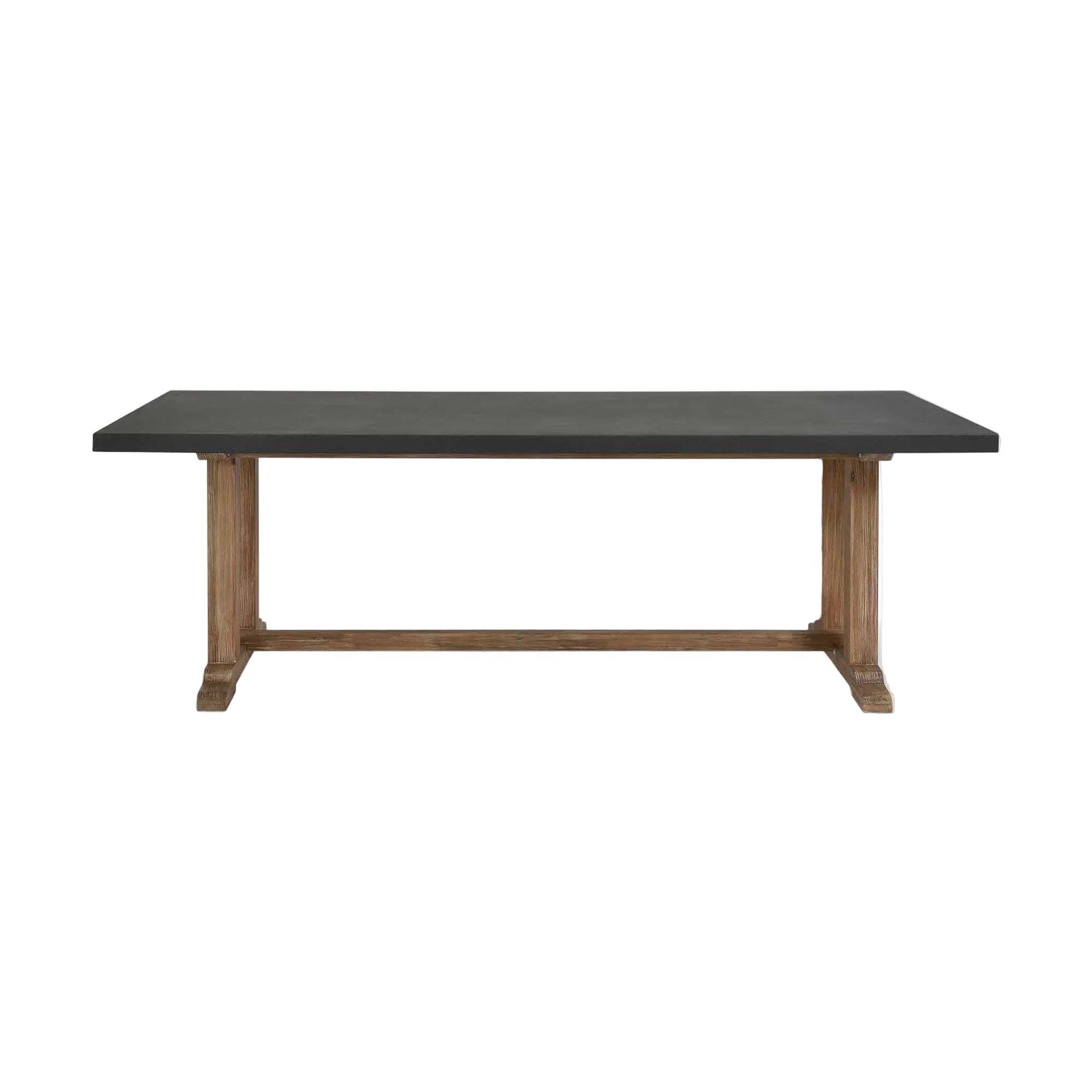 Burcot Dining Table Large Slate Grey