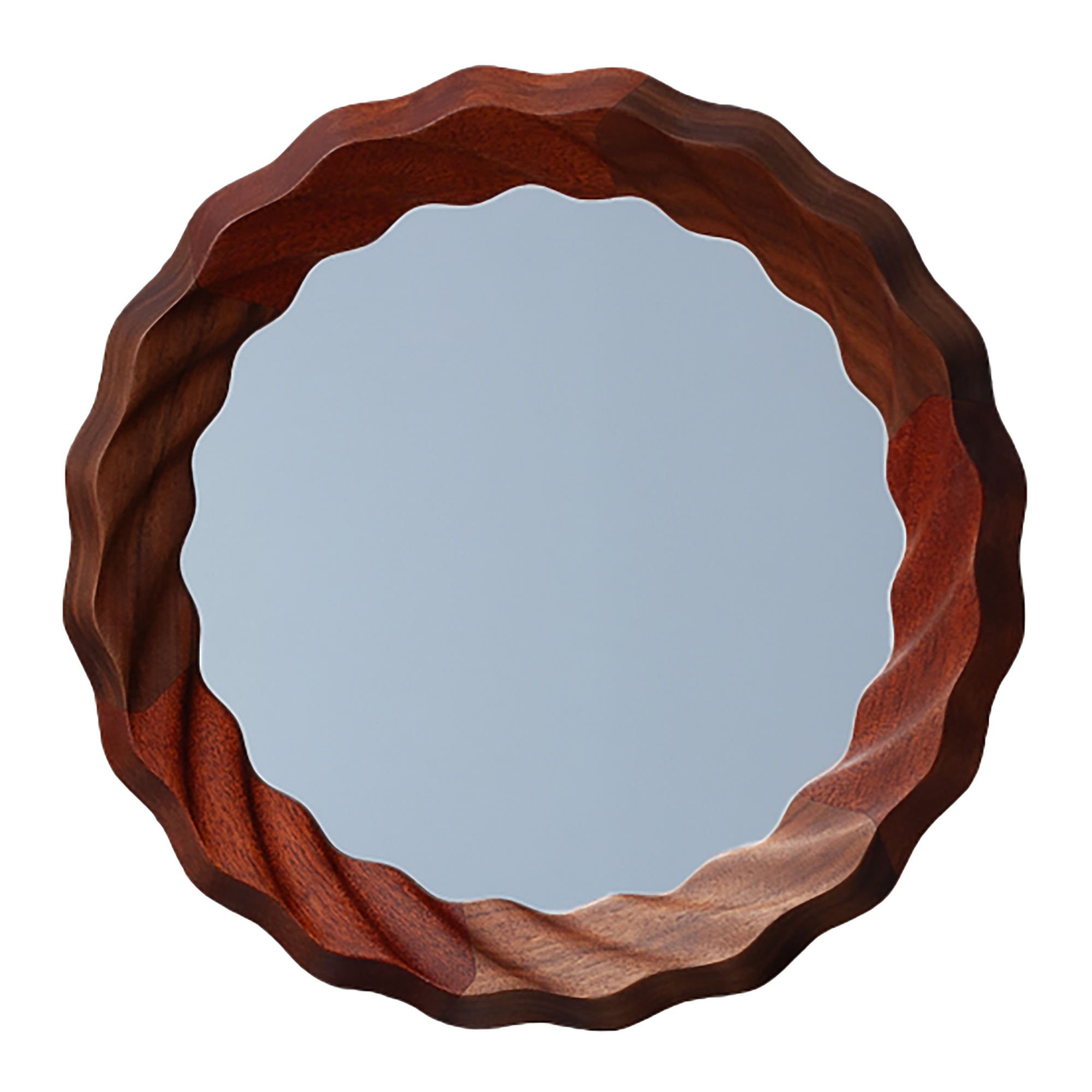 Kruller Extra Mirror | Sapele & Walnut