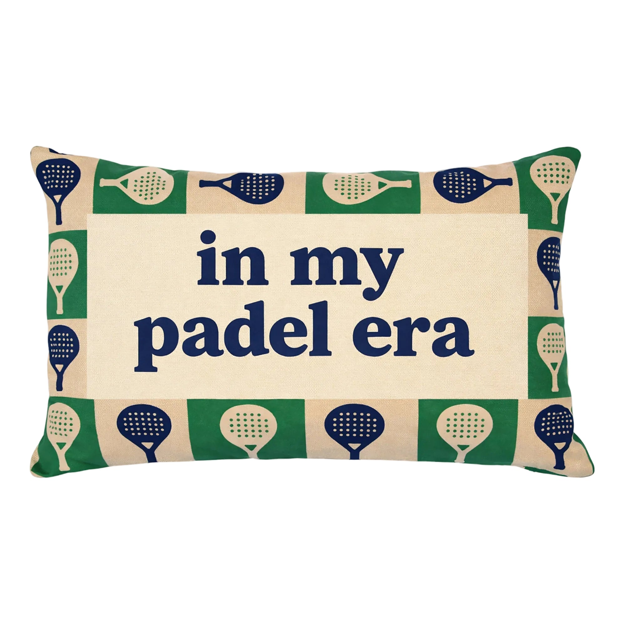 In My Padel Era - Slogan Needlepoint Pillow