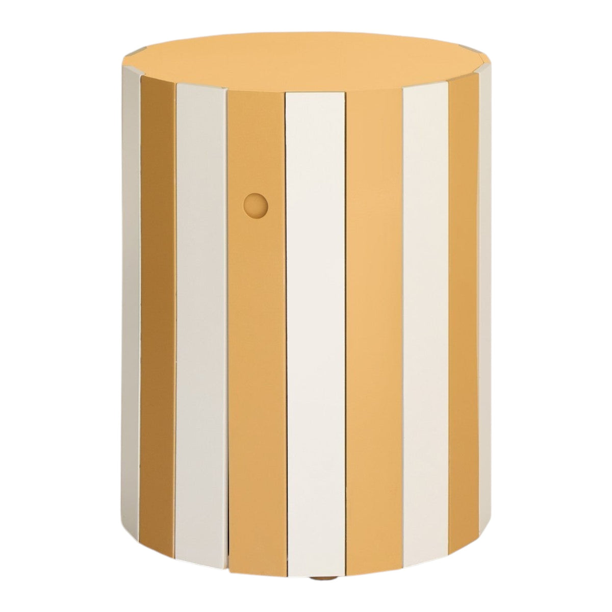 Barrel Table, Persian Yellow