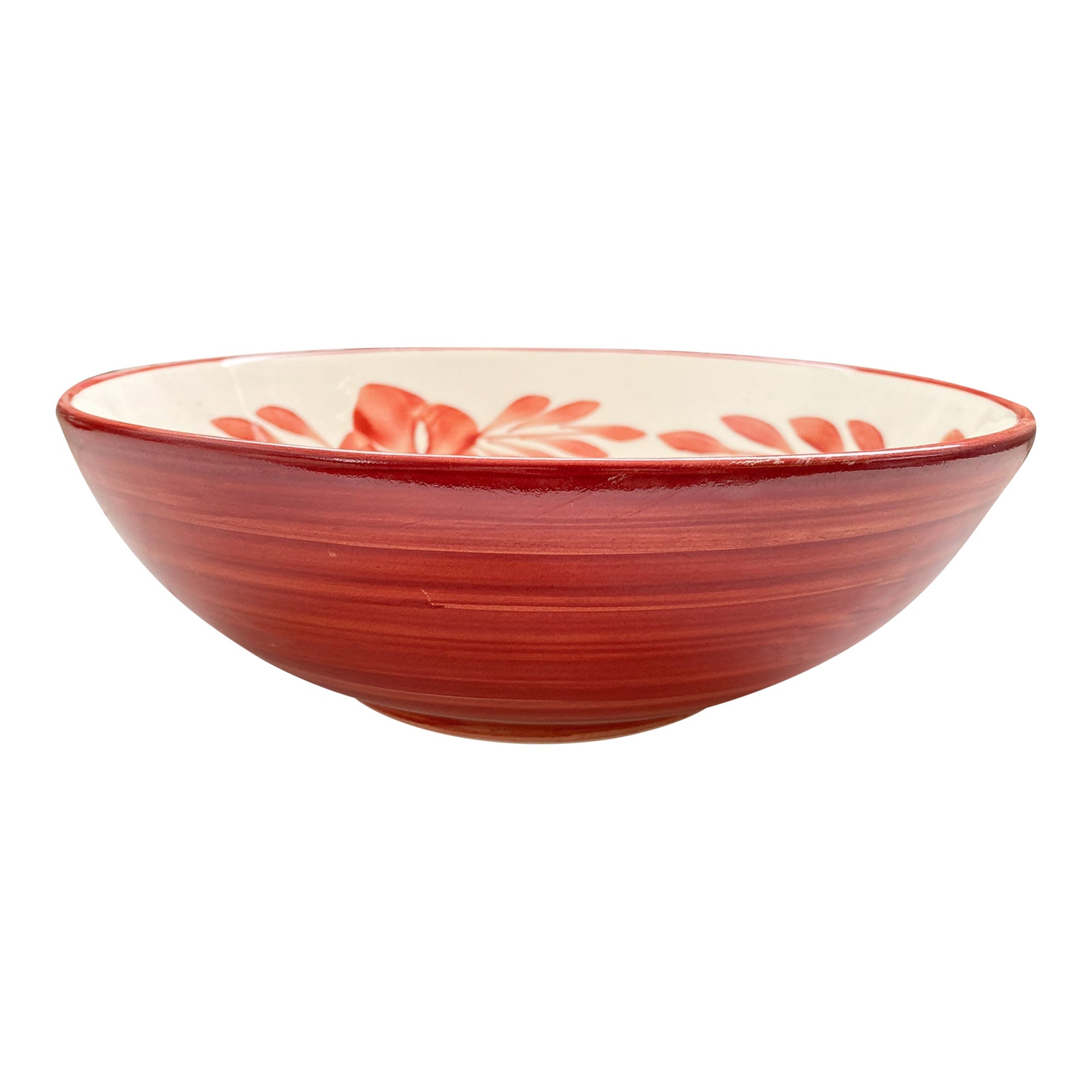 Flor Salad Bowl | Rust Red