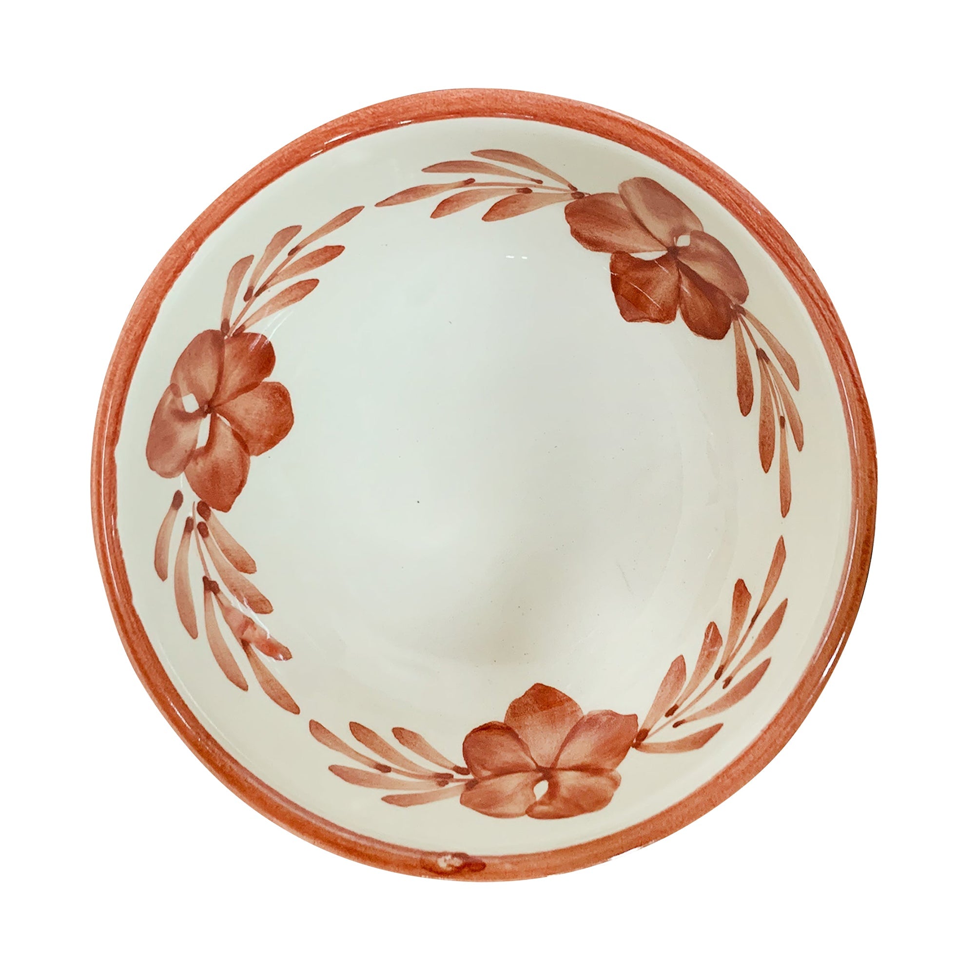 Flor Soup Bowl | Rust Red