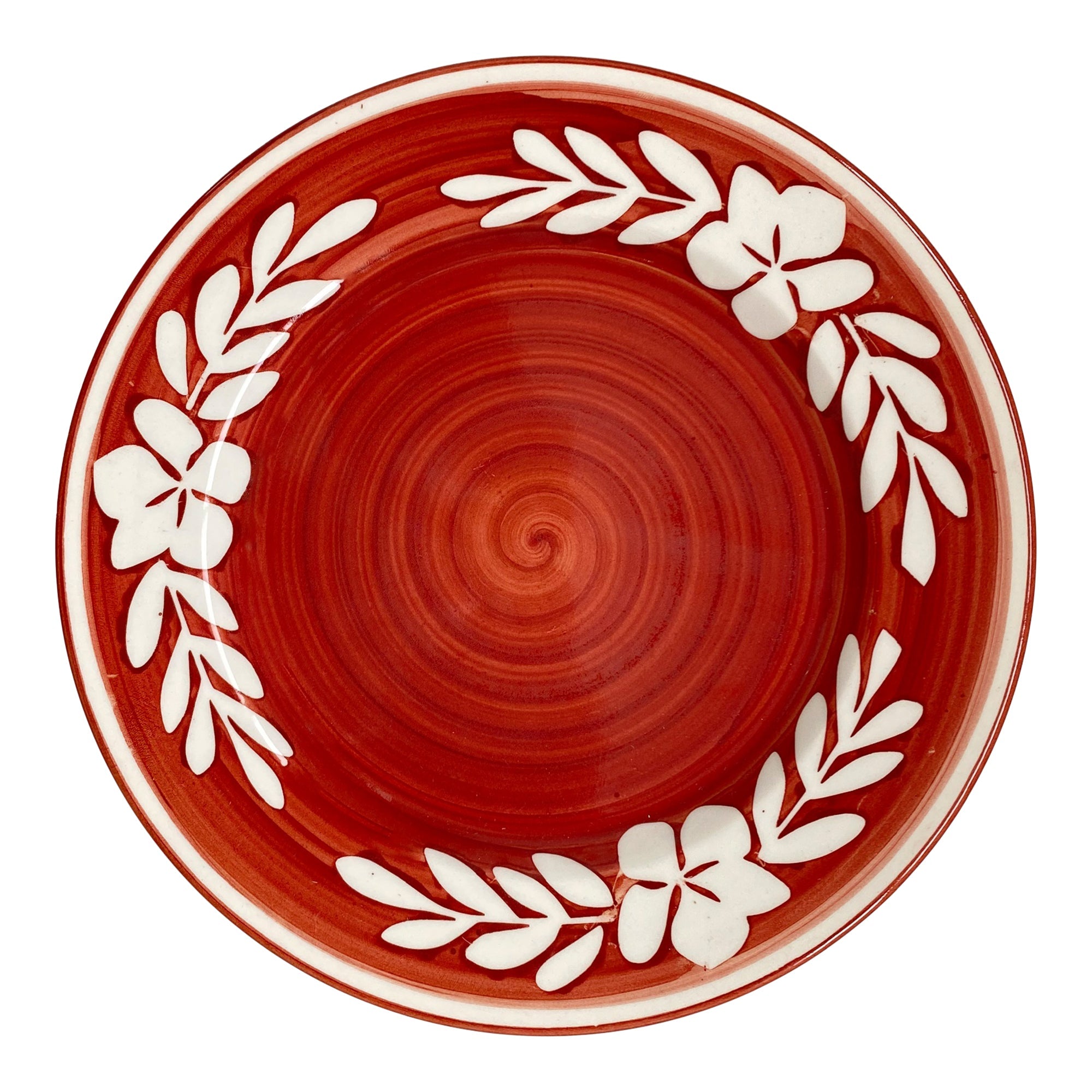 Flor Side Plate | Rust Red