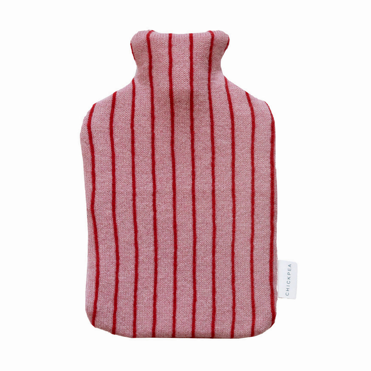 Pink and Red Wide Stripe Hot Water Bottle