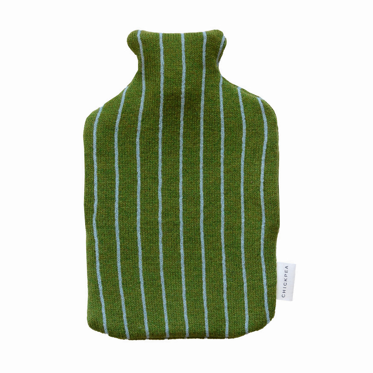 Moss and Blue Wide Stripe Hot Water Bottle