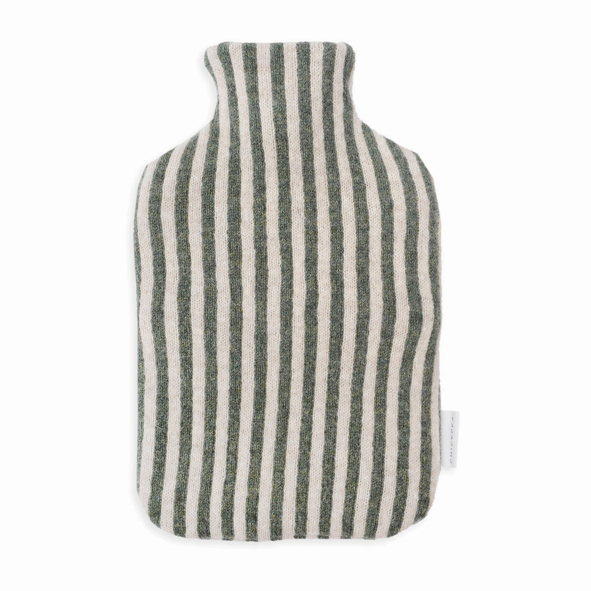 Green Bold Stripe Hot Water Bottle