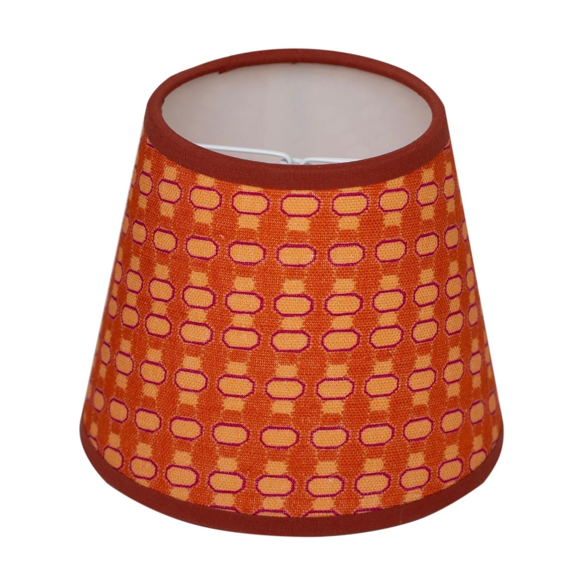 Lali II | Cherry Orange Candle Clip Lampshade