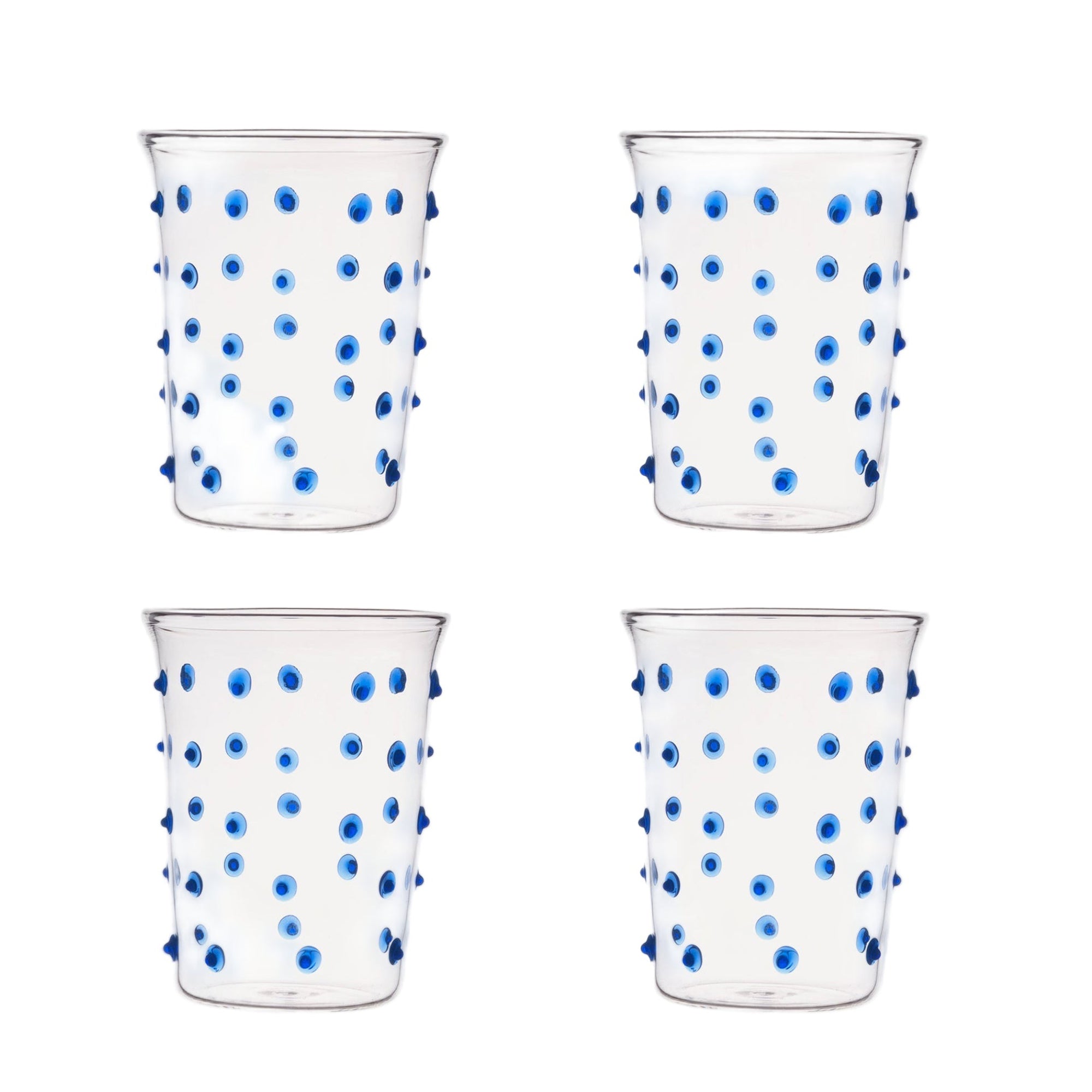 Blue Pom Tumbler | Set of Four