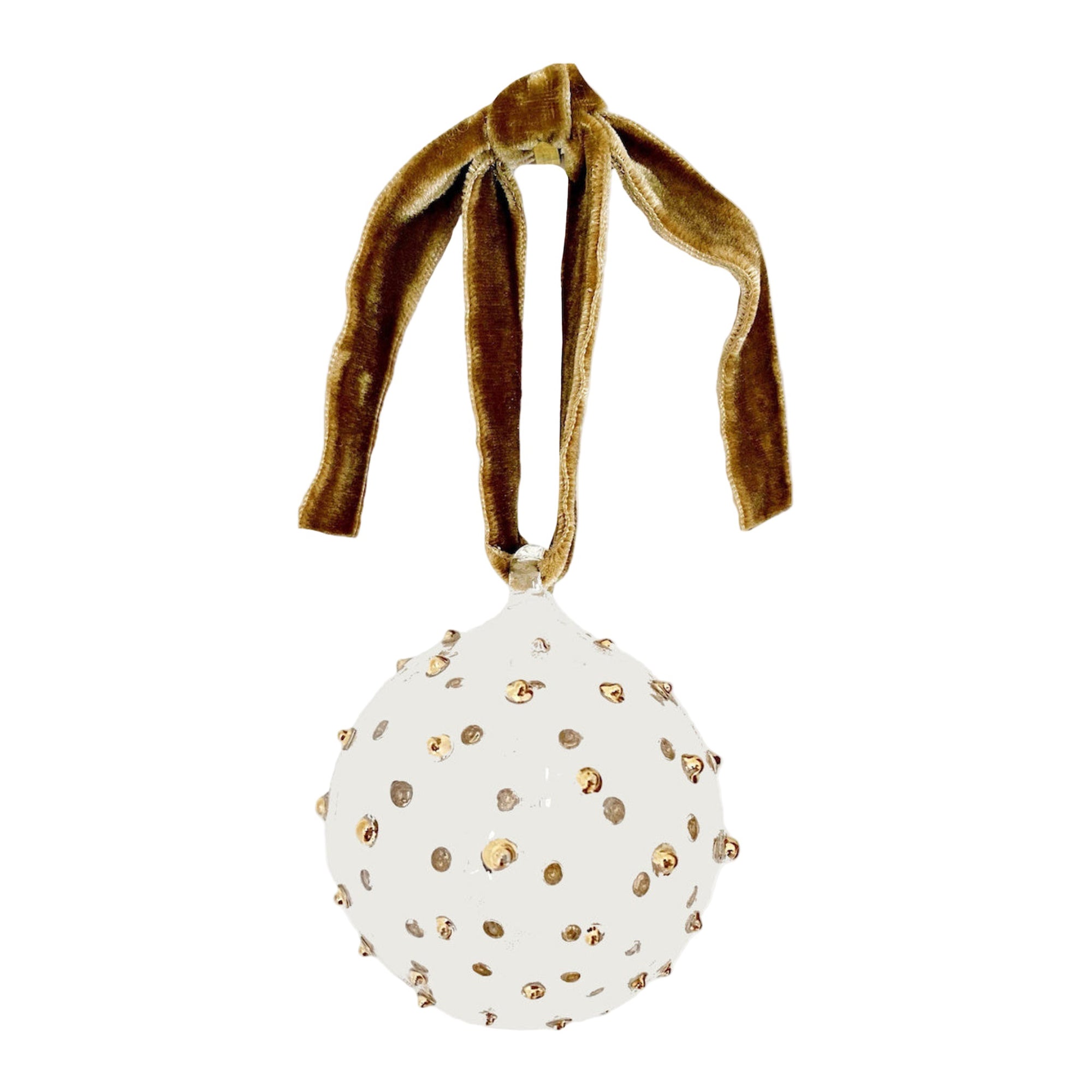 Pom Glass Bauble | Gold