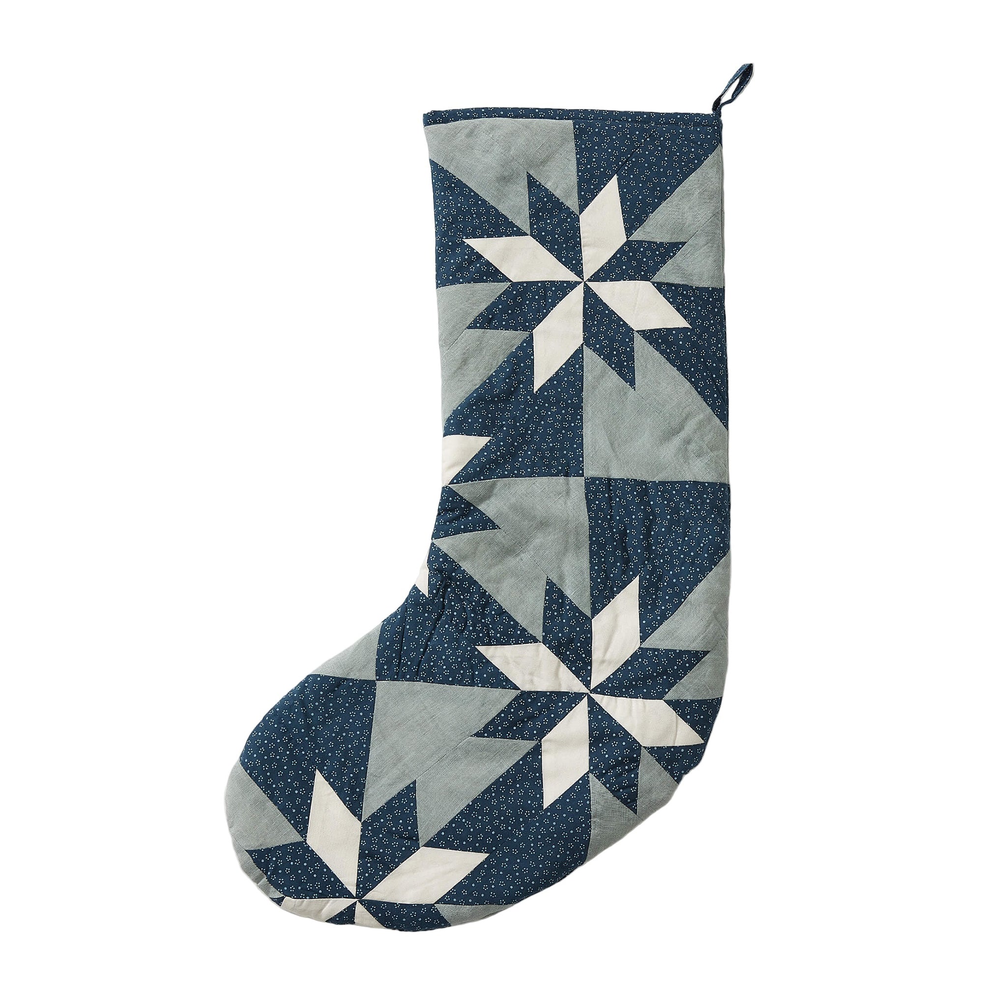 Patchwork Christmas stocking