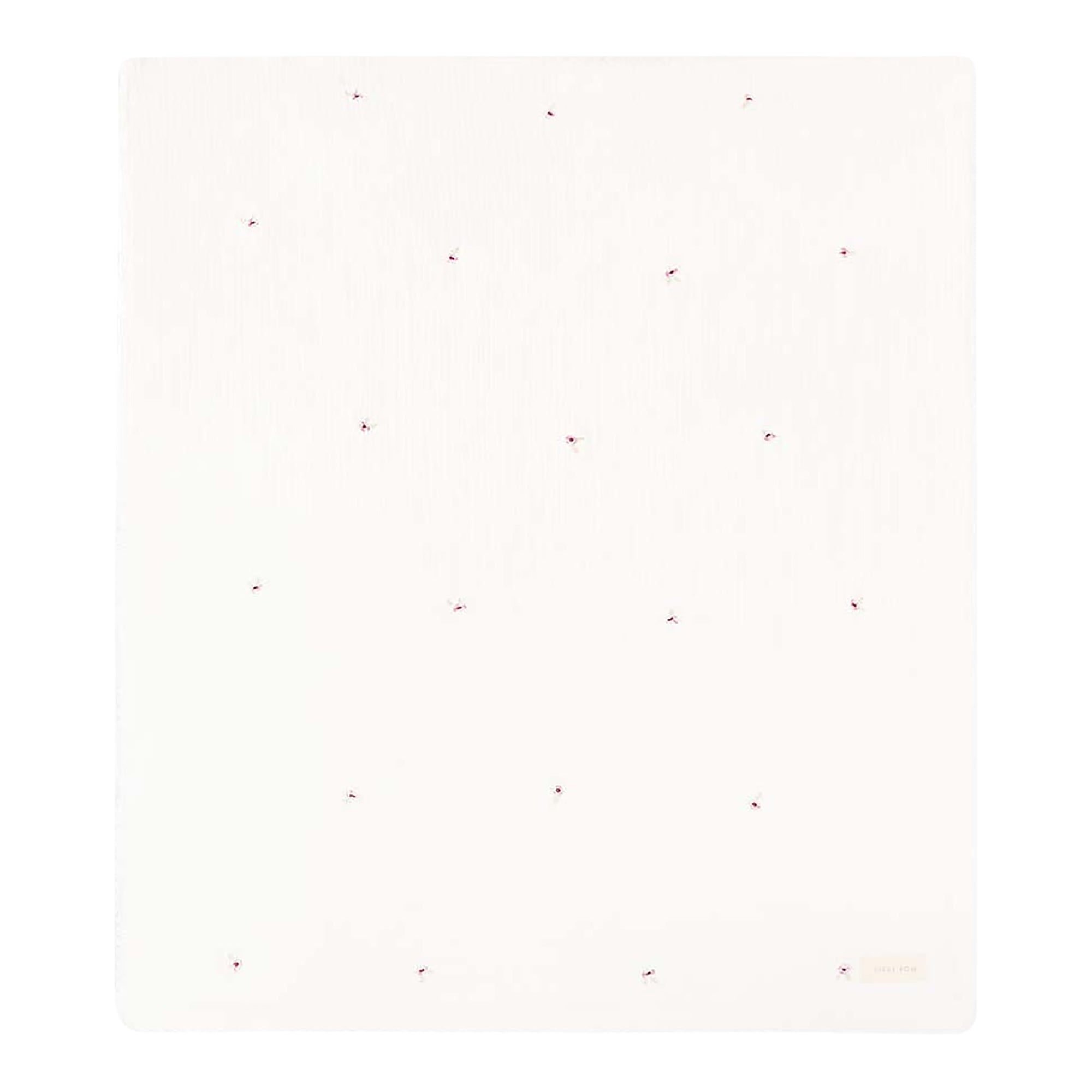 Embroidered Muslin Blanket - Anemone