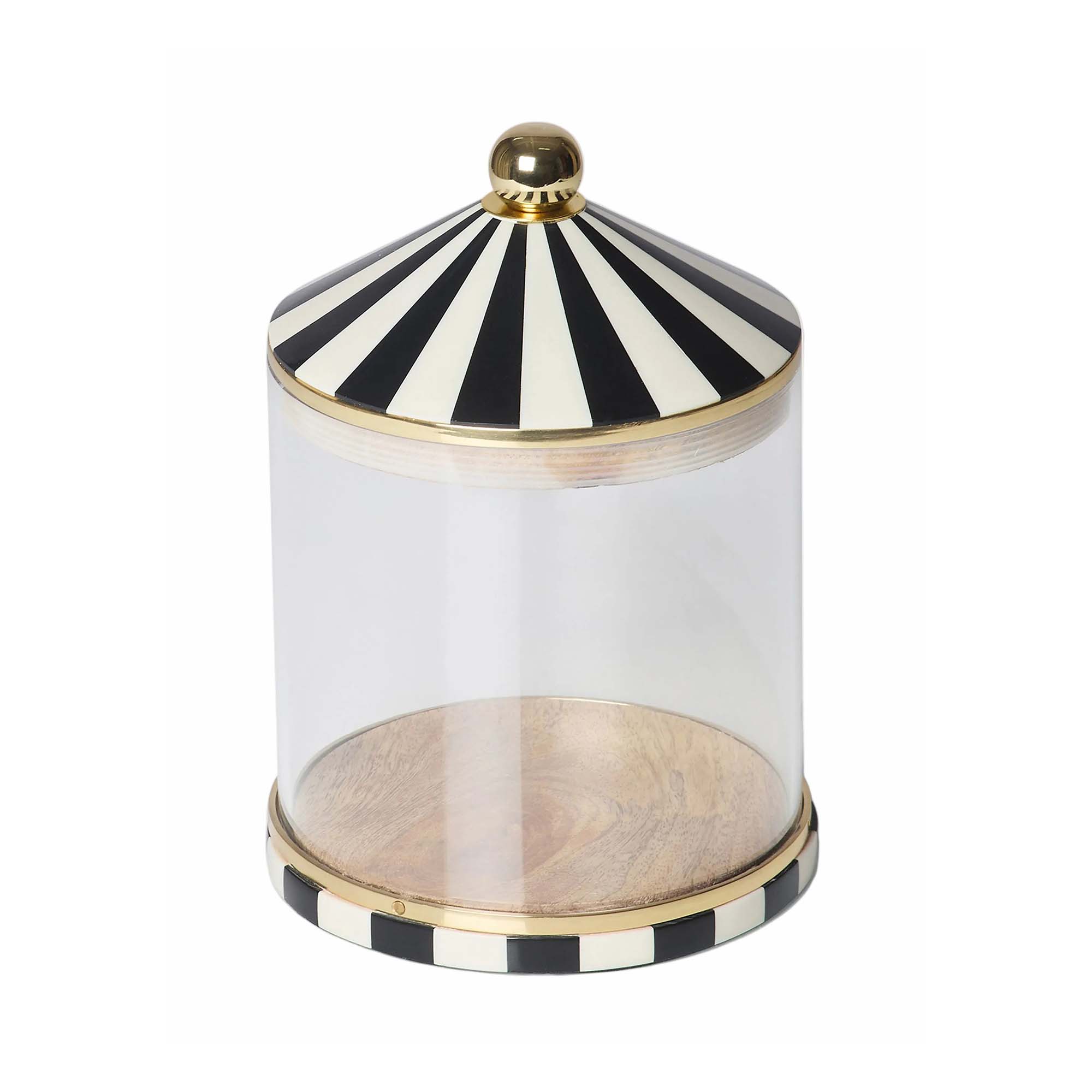 Circus Storage Jar | Black and White