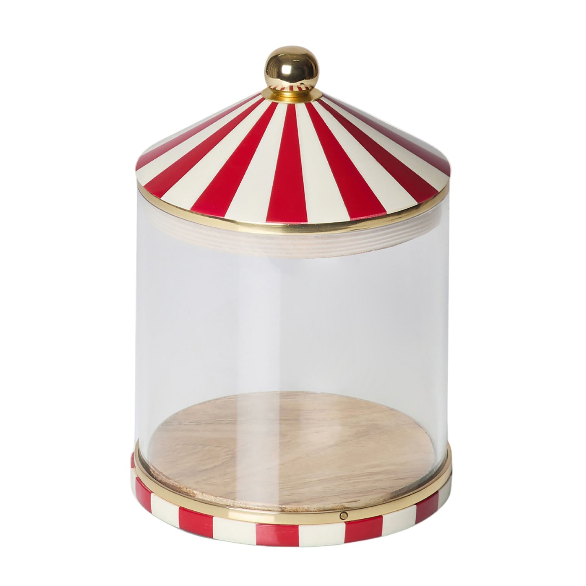 Circus Storage Jar | Red and White