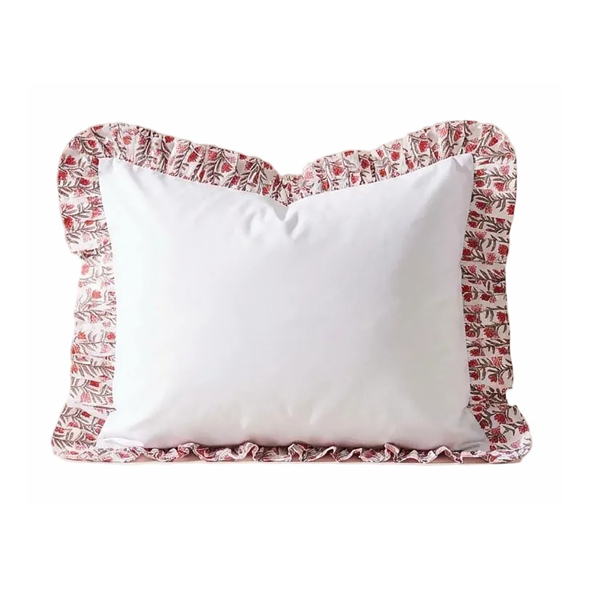 Floral Organic Cotton Poplin Pillowcase