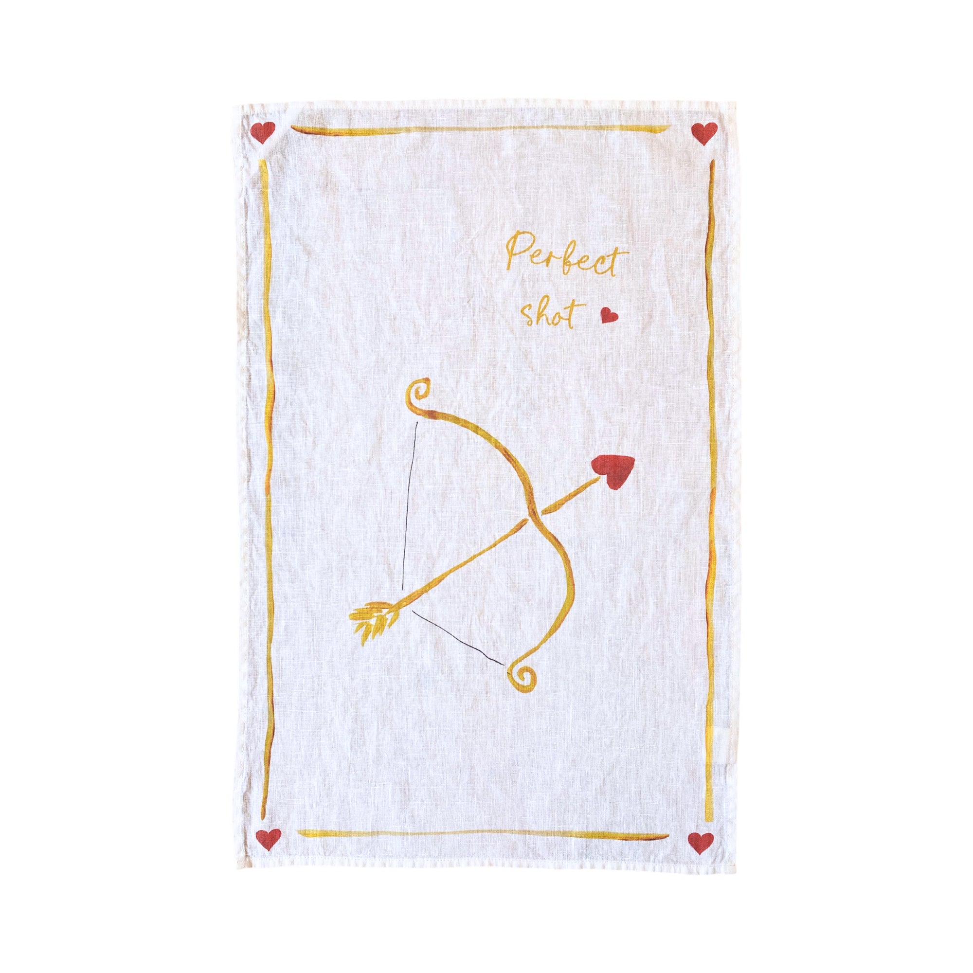 Perfect Shot - Linen Teatowel