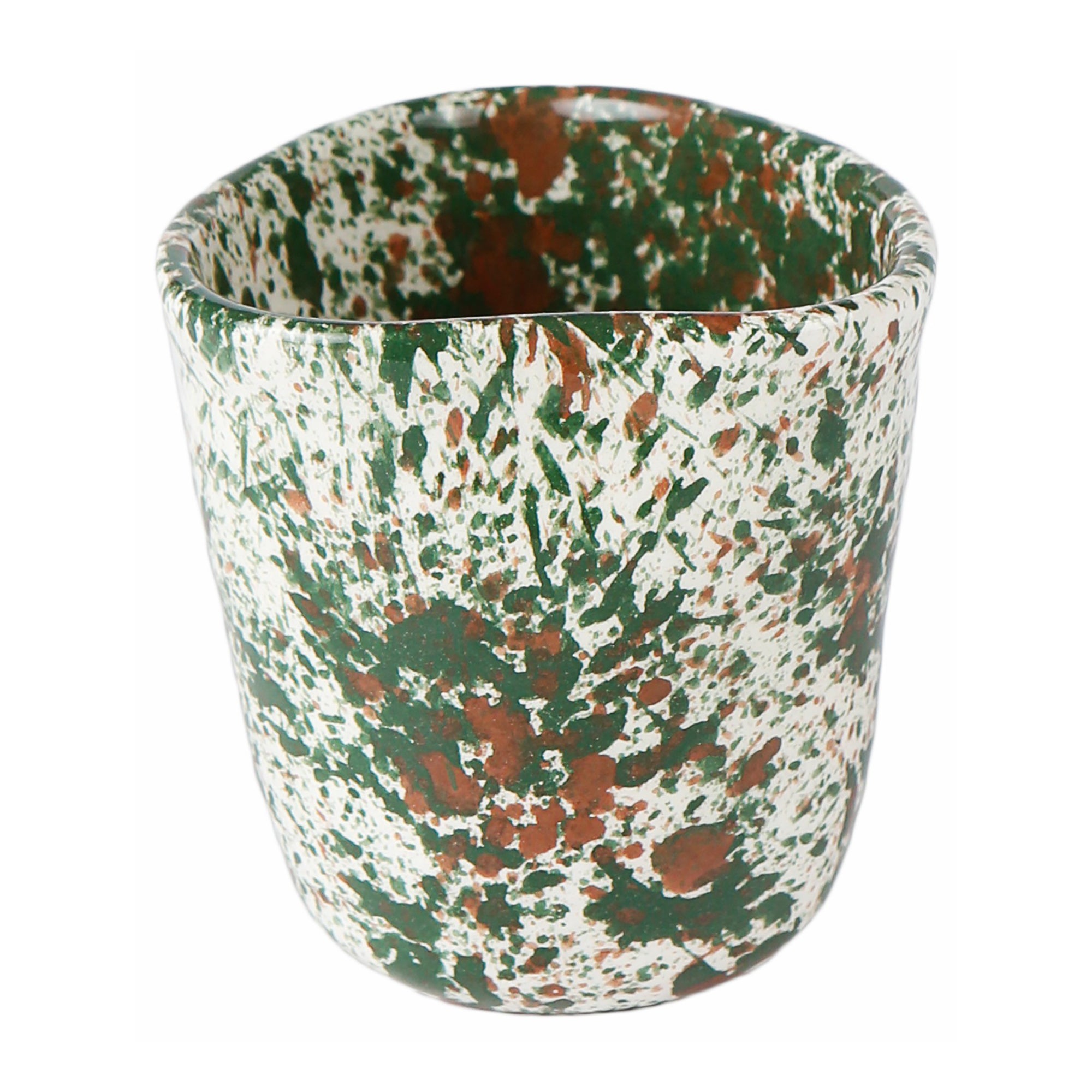 Forest splatter espresso cup