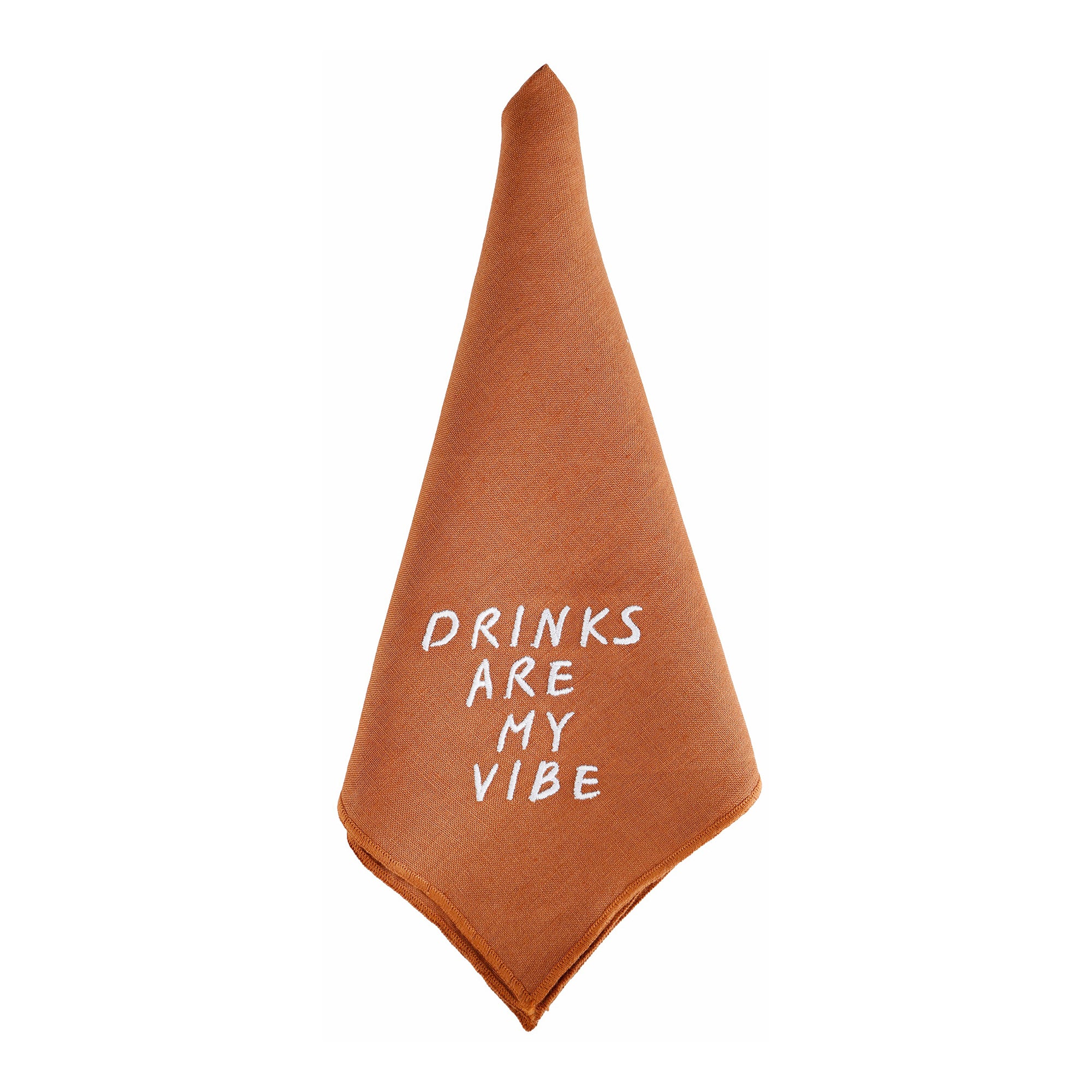 “Drinks are my vibe” napkin set
