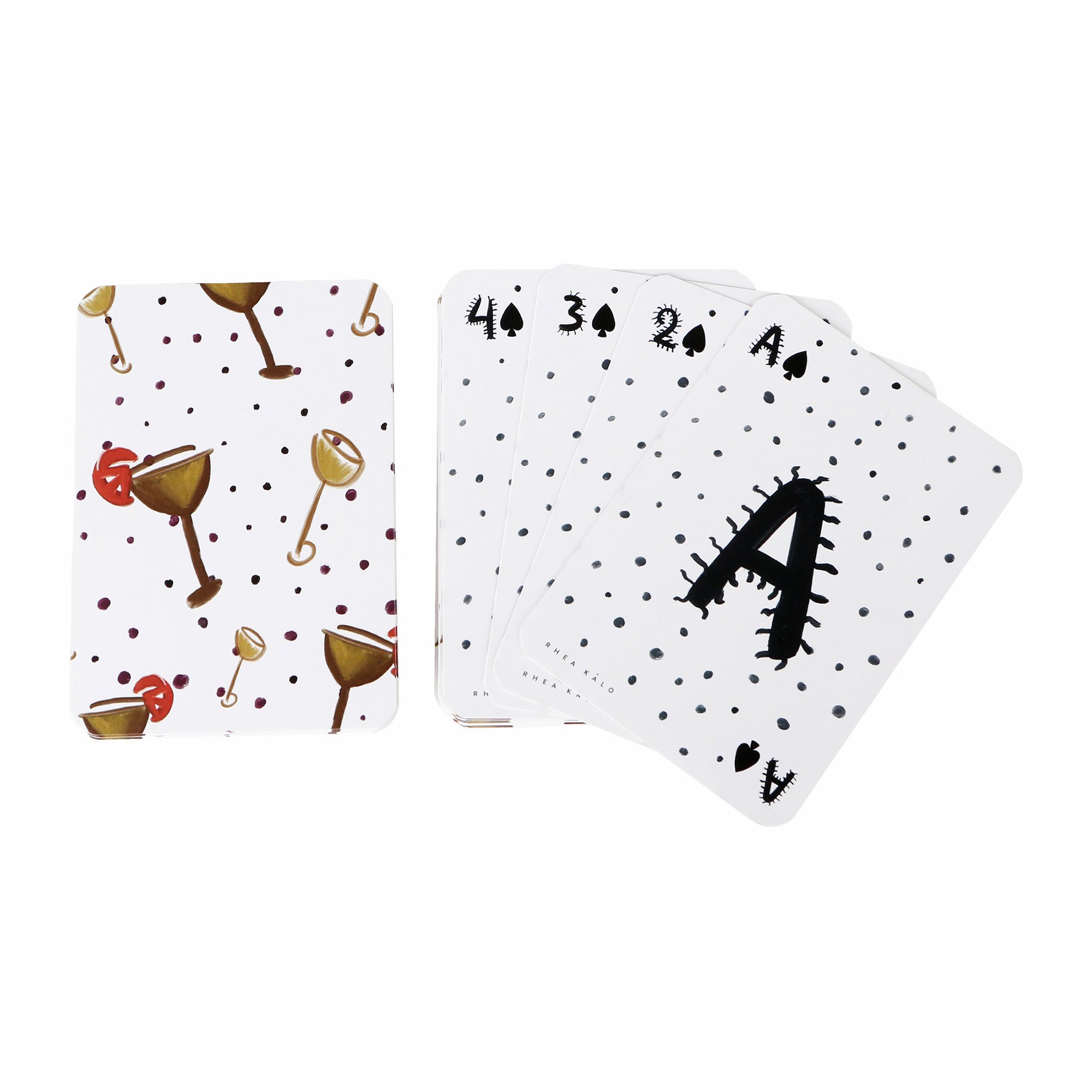 Forest & bubbles playing cards set