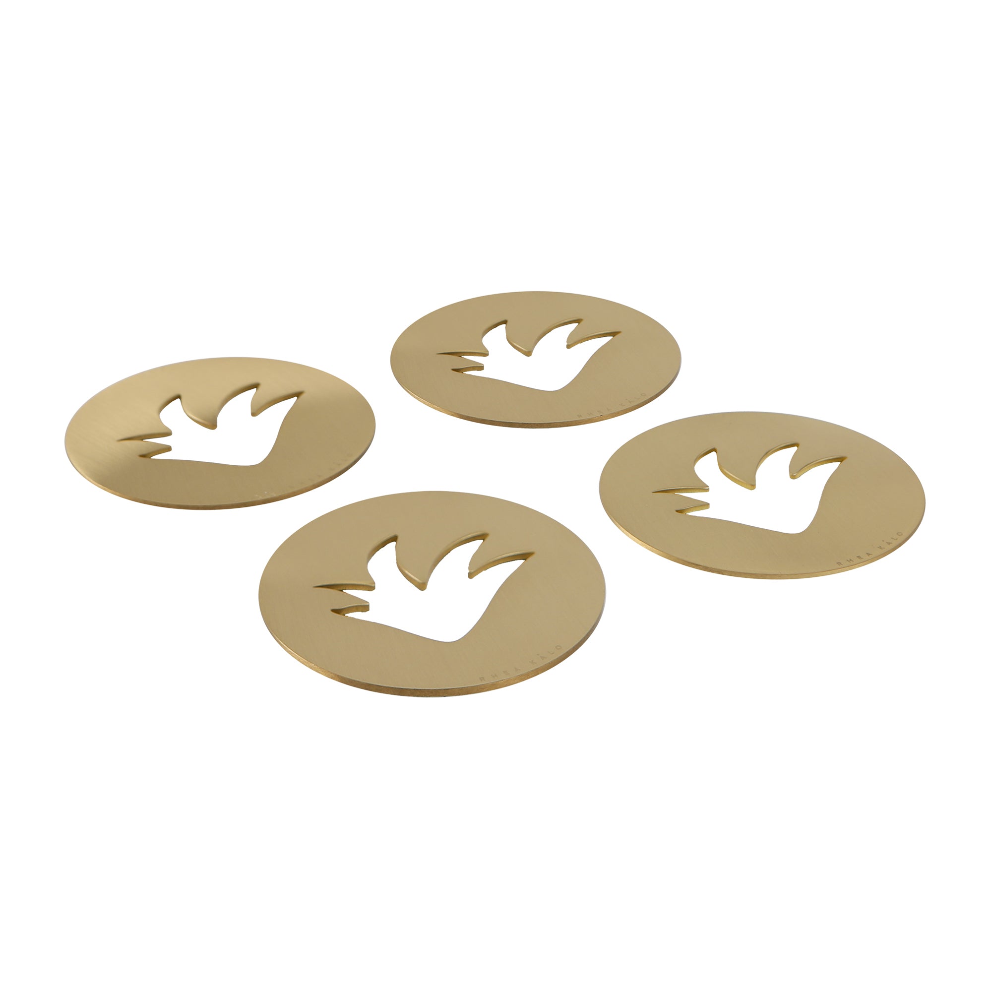 Plant coasters - set of four
