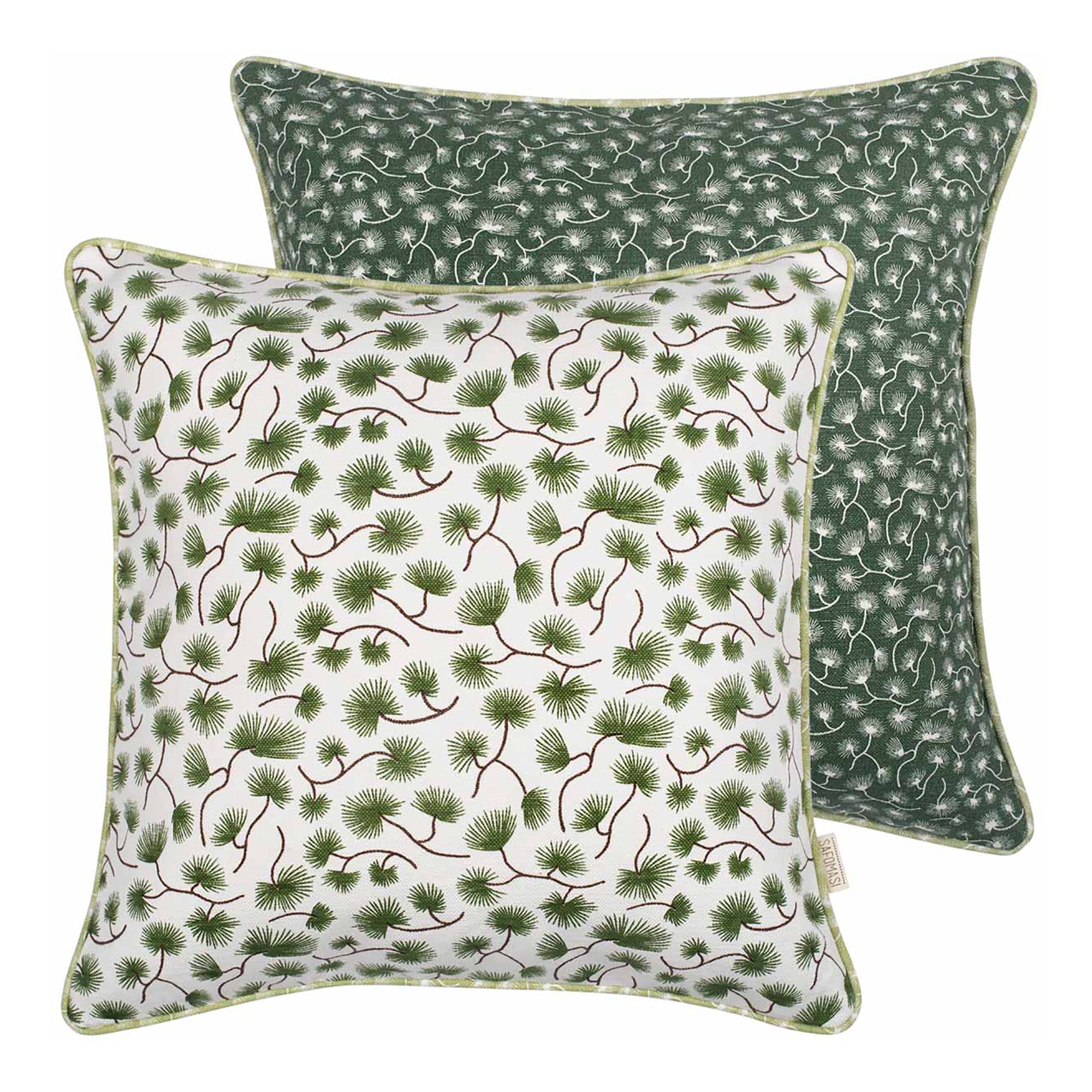 Green Pine Cushion Cover