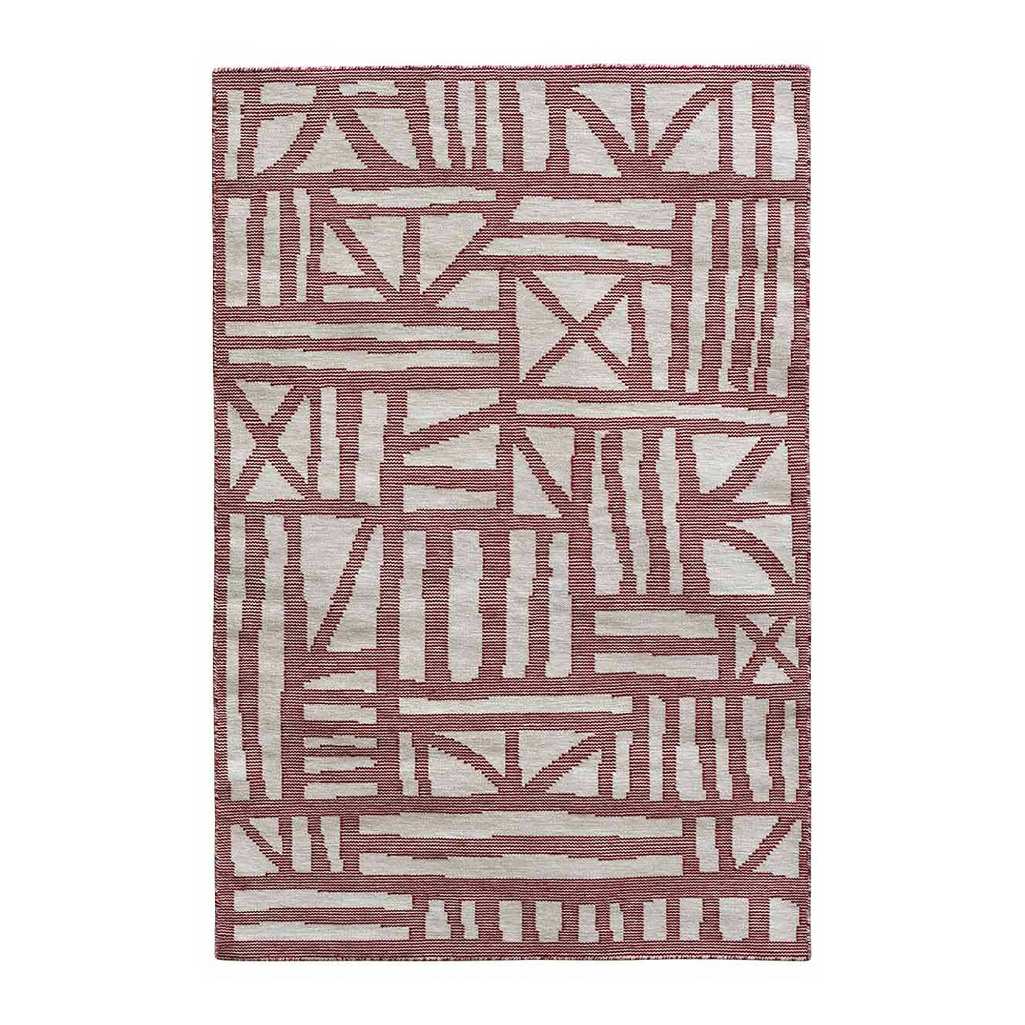 Tudor Flatweave Rug - Red