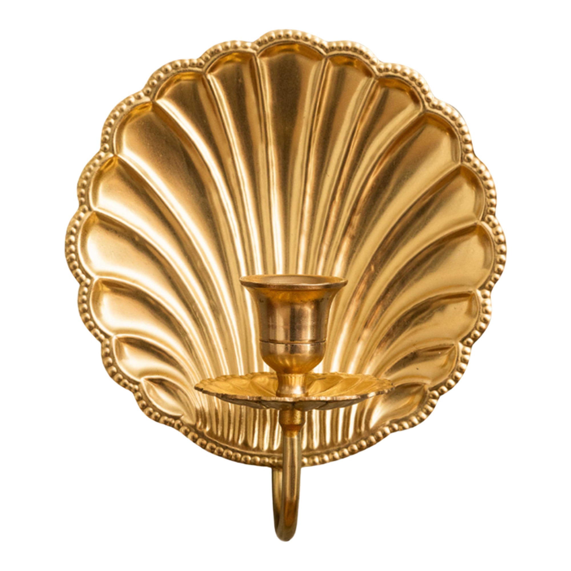 Shell Brass Wall Sconce (Single)