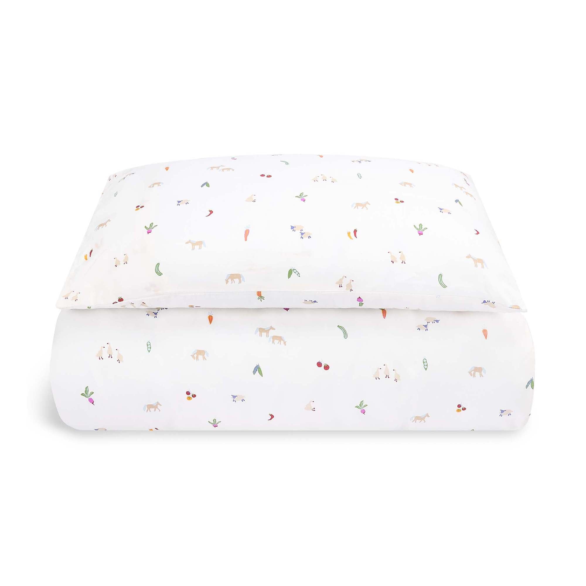 Organic Cotton Single Bedding Set - Little Farm