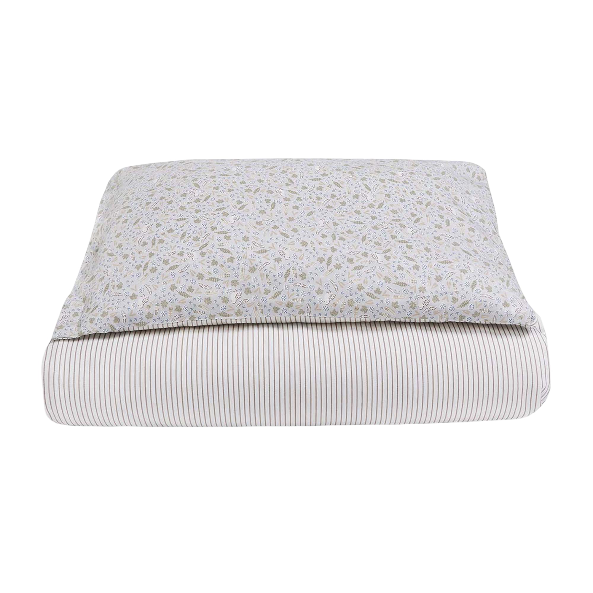Organic Cotton Single Bedding Set - Stripe