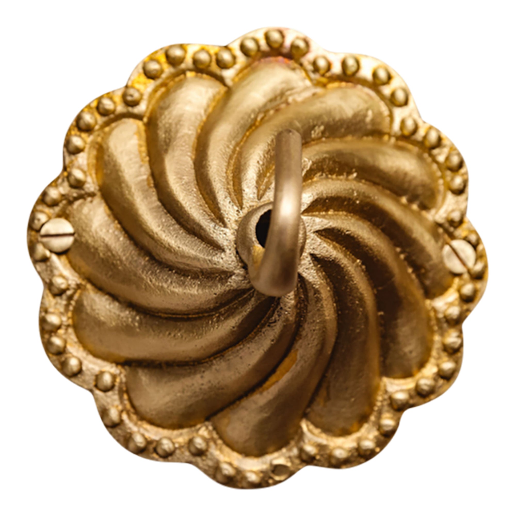 Shell Brass Ceiling Rose (Natural)