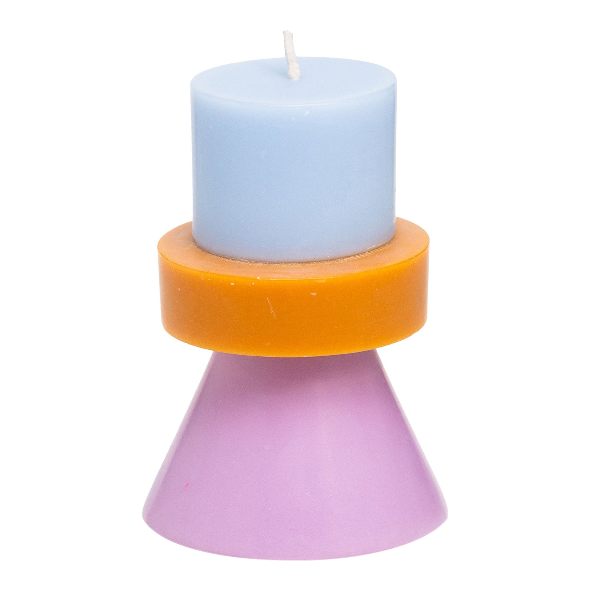 Stack Candle Mini - Sky / Caramel / Violet