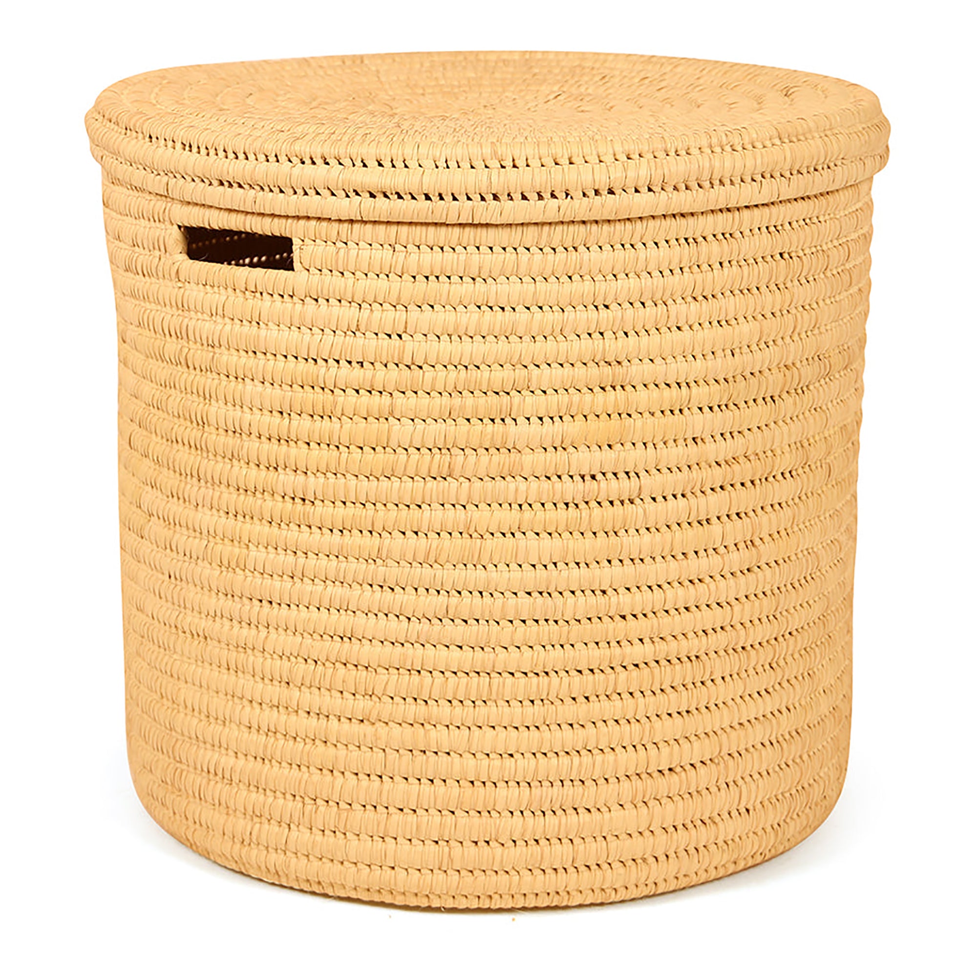 PALE: Natural Lidded Laundry Basket