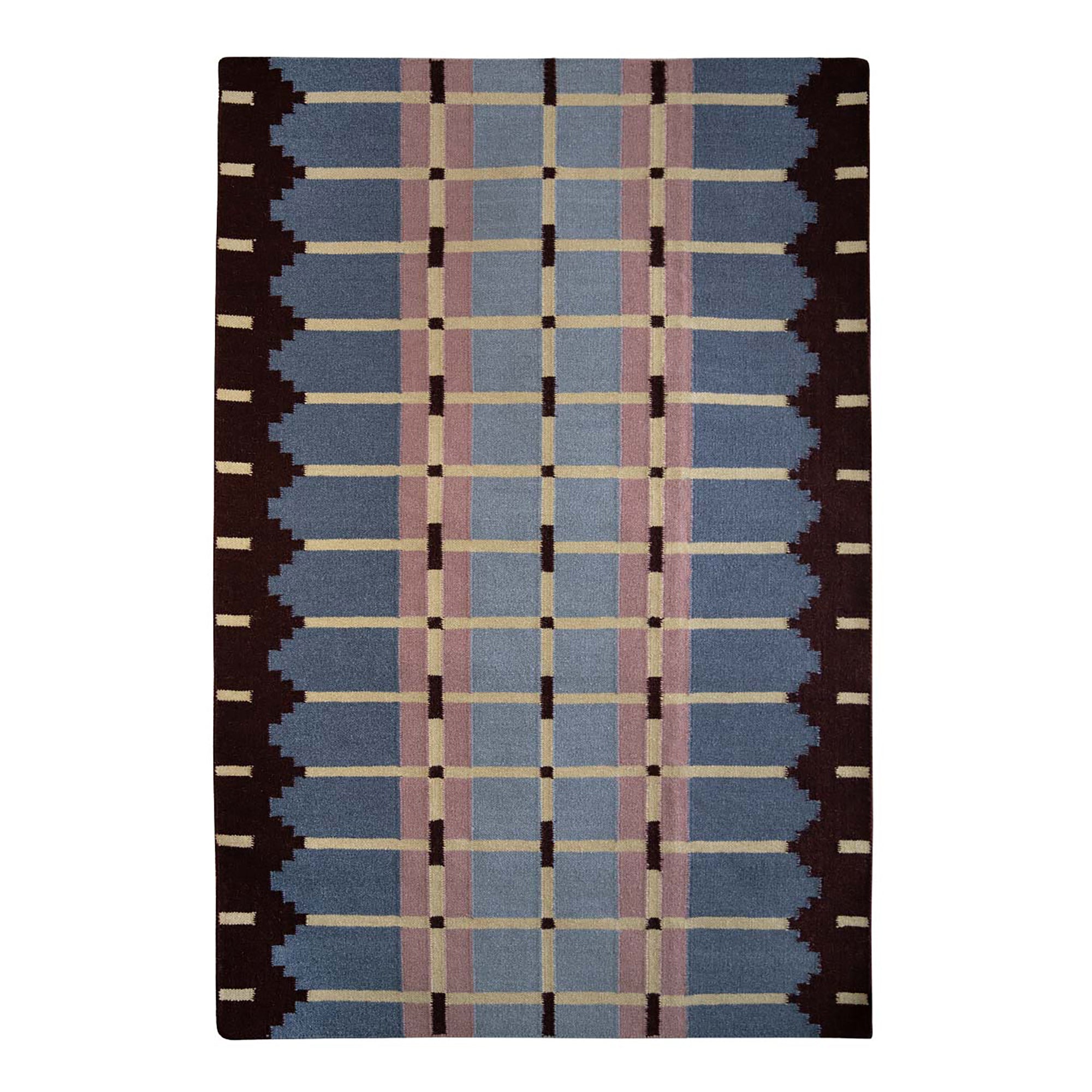 Corbie Flatweave Rug | Pigeon Blue
