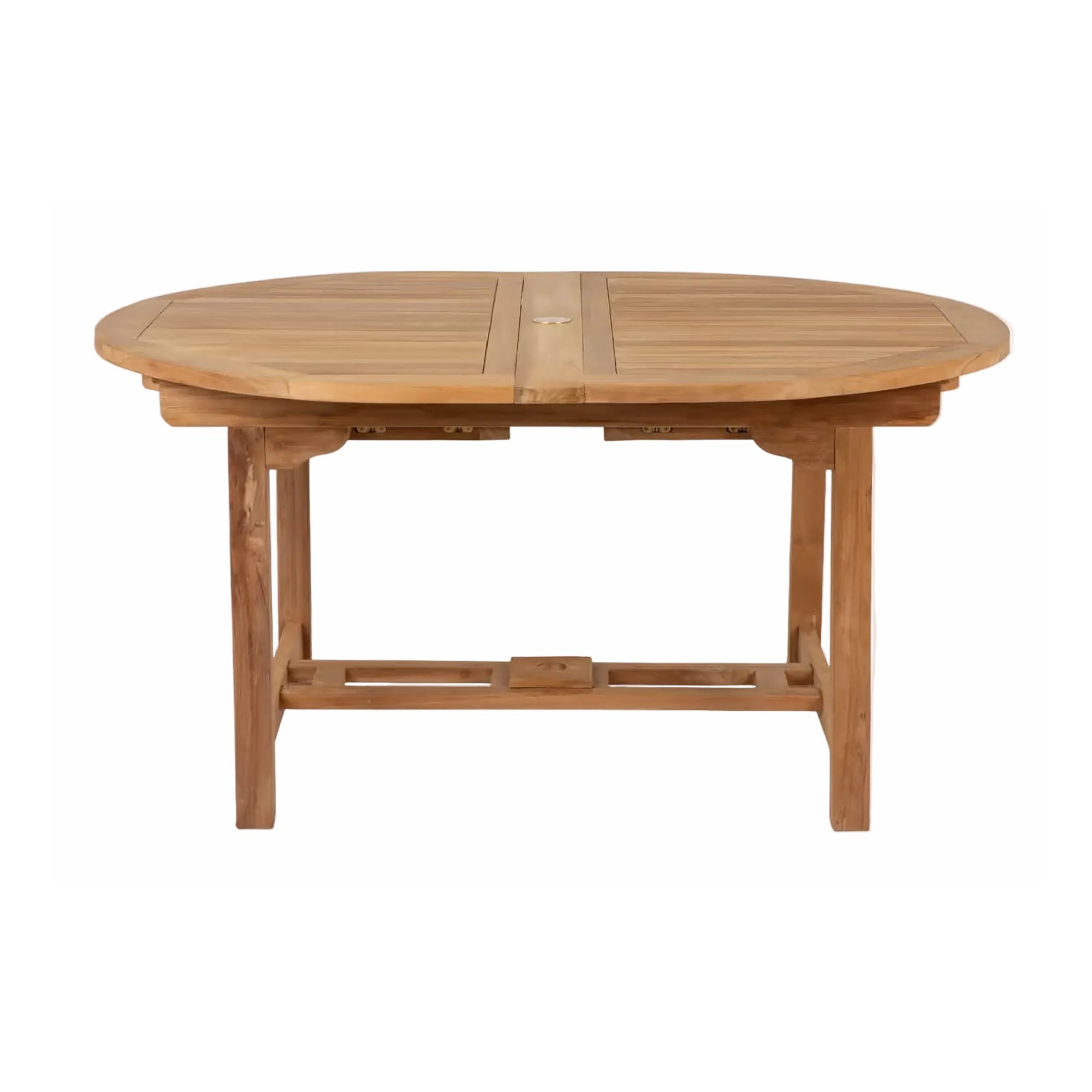 Avon Teak Oval Extending Dining Table