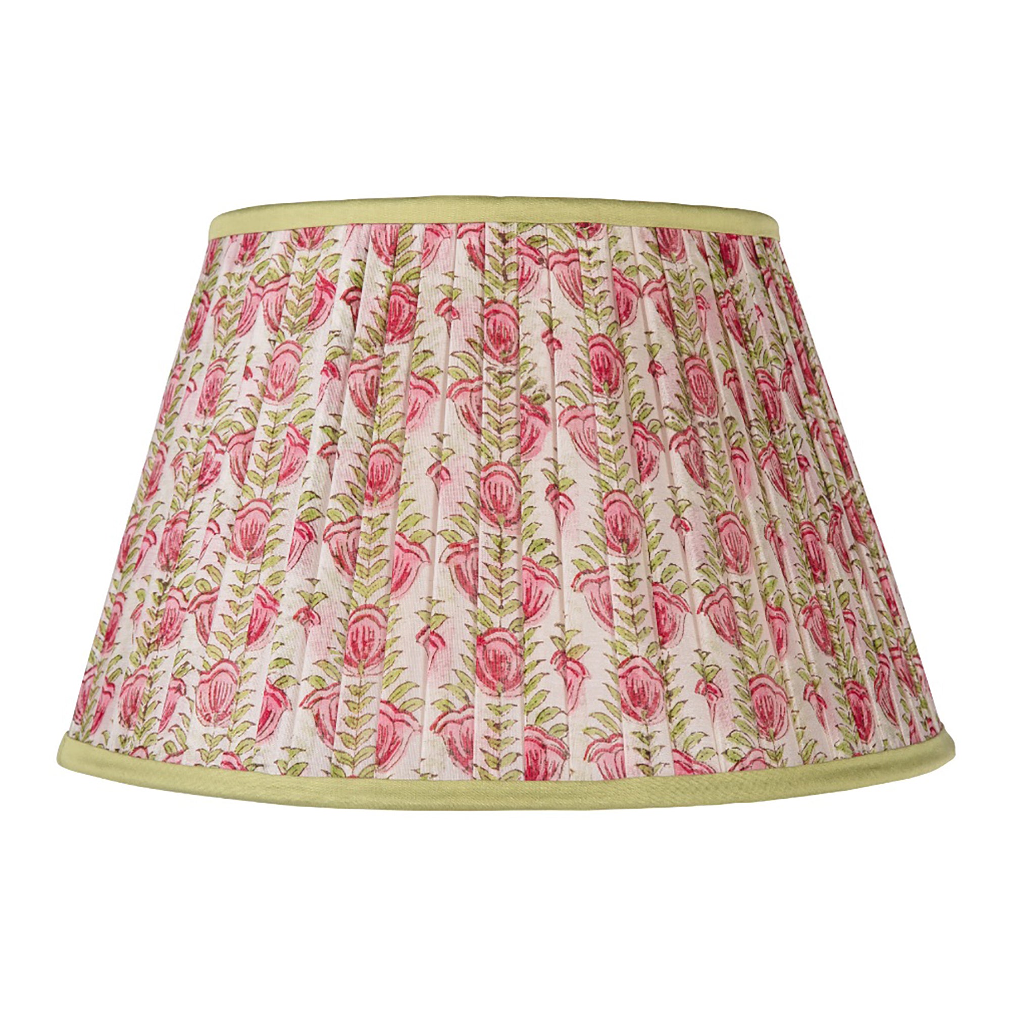 Rosebud, Green Trim Lampshade