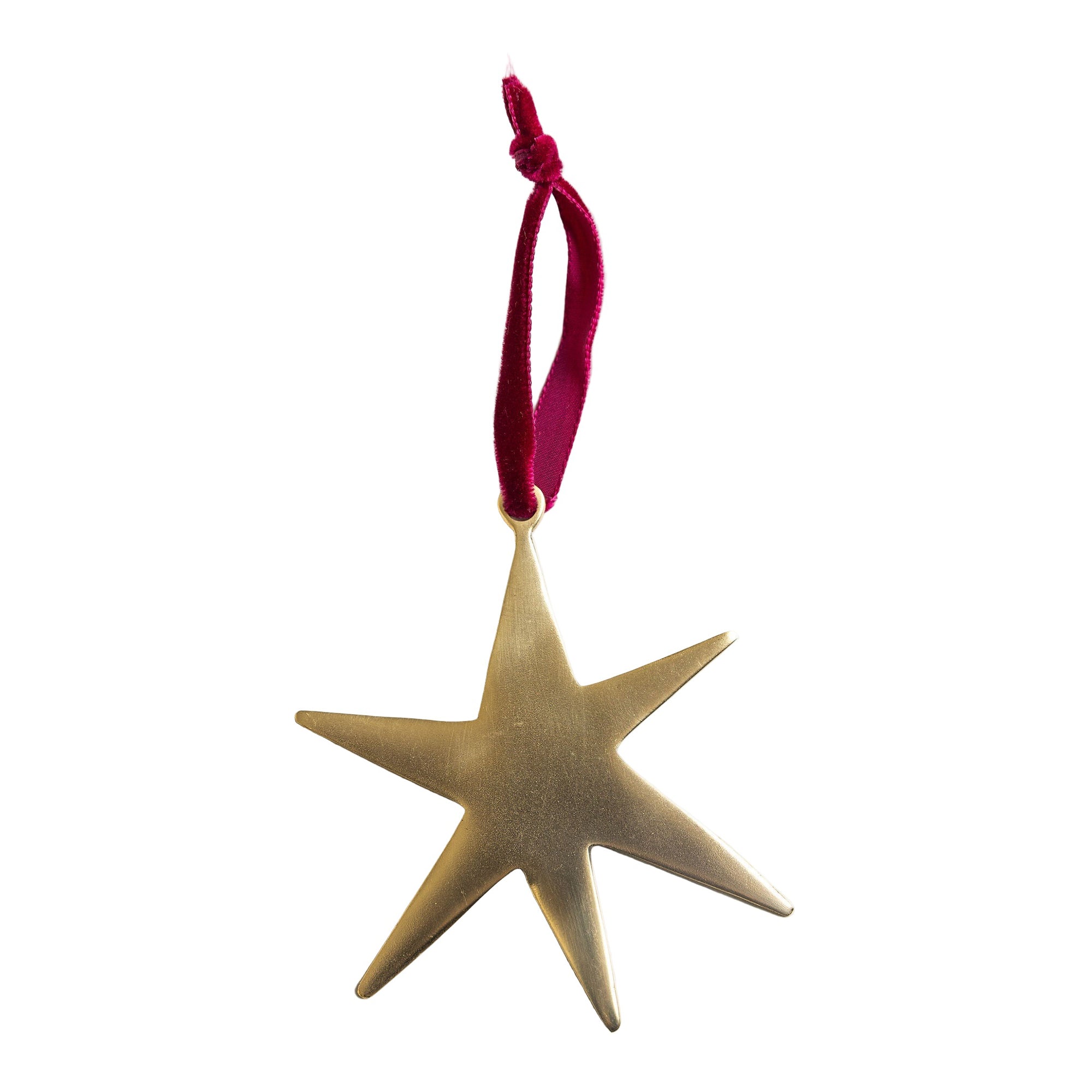 Star Brass Tree ornament