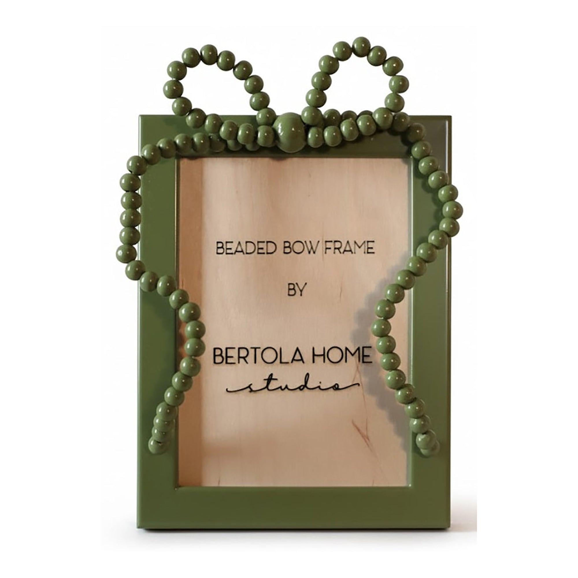 Beaded Bow Frame