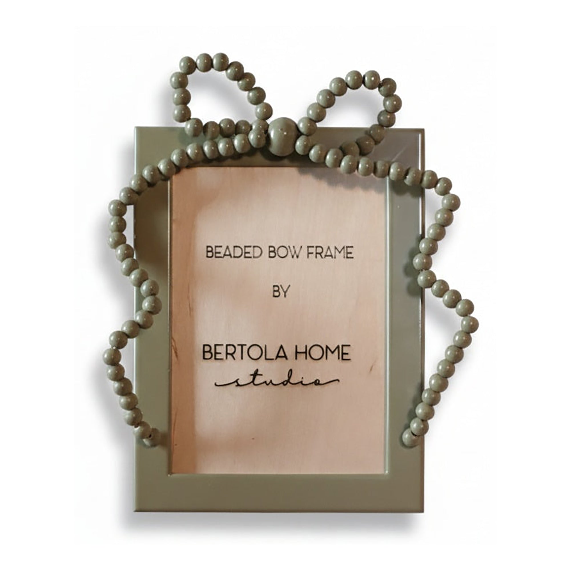 Beaded Bow Frame