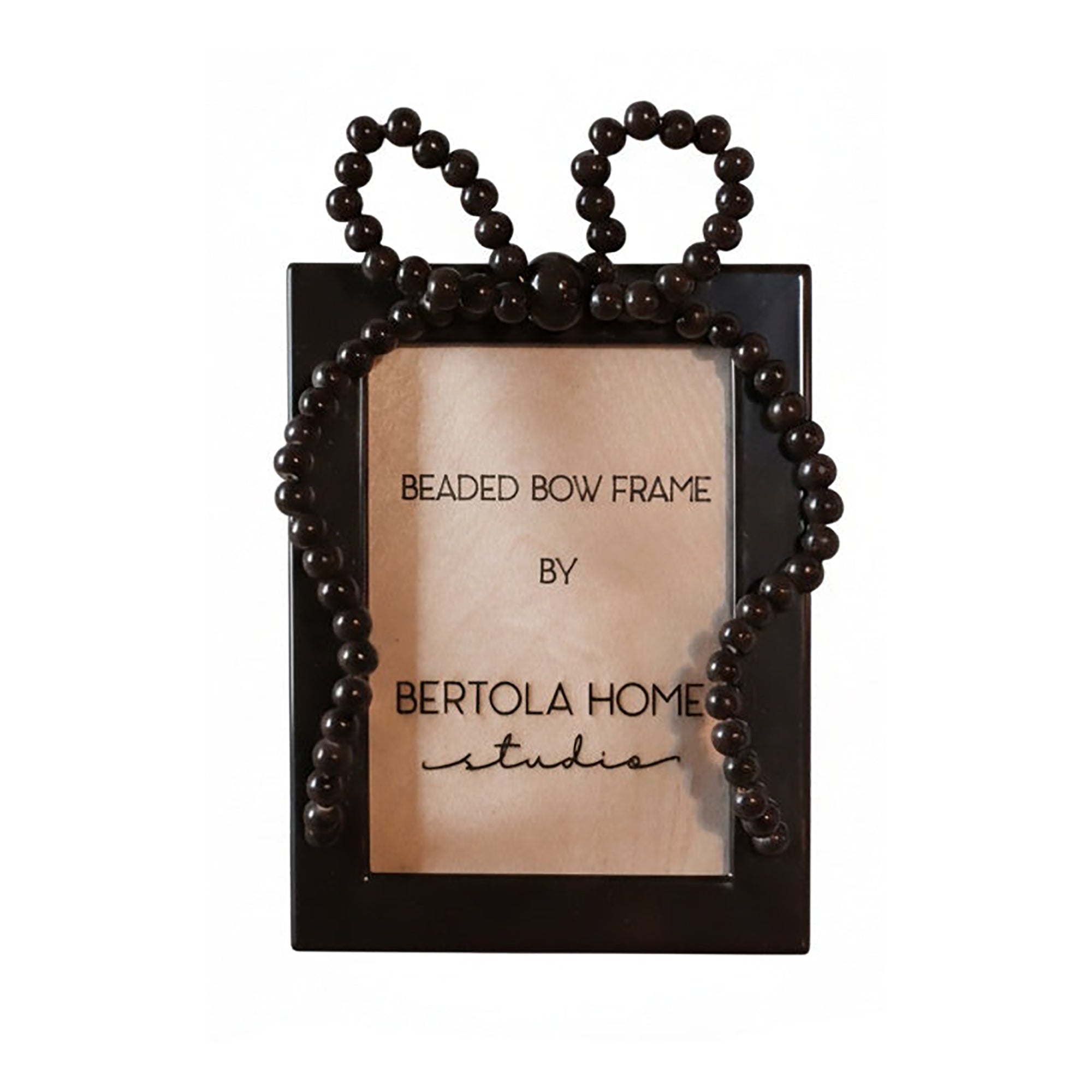 Beaded Bow Frame